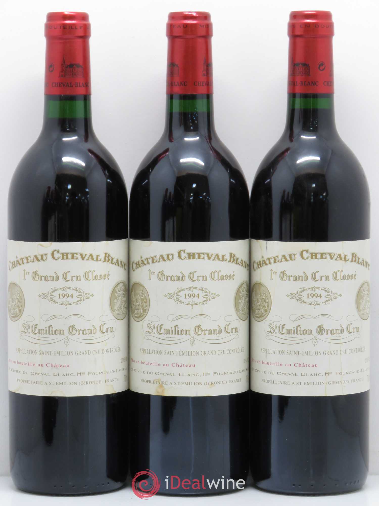 Château Cheval Blanc 1er Grand Cru Classé A 1994 - Lot de 6 bouteilles - 1