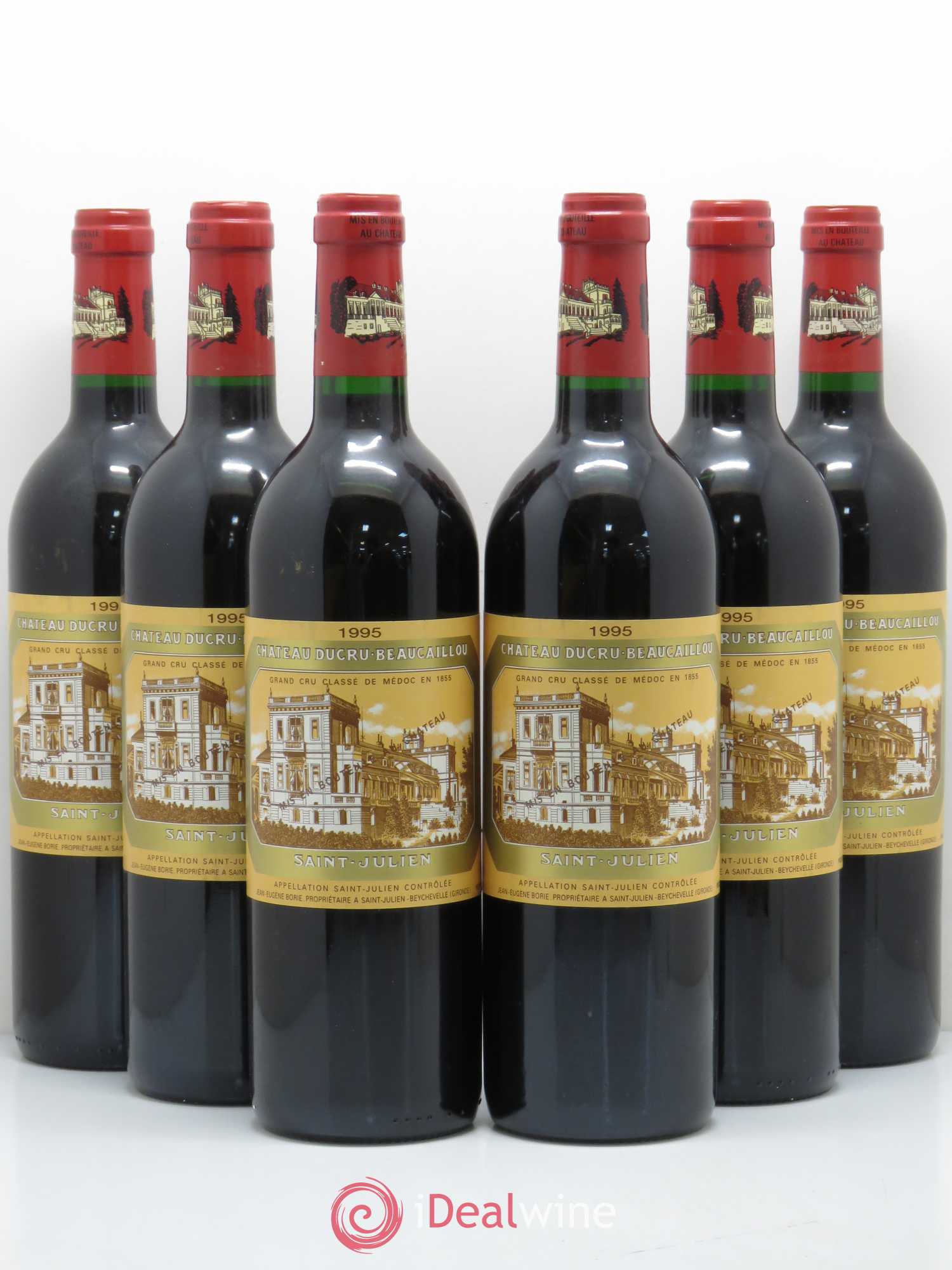 Château Ducru Beaucaillou 2ème Grand Cru Classé 1995 - Lot de 6 bouteilles - 0