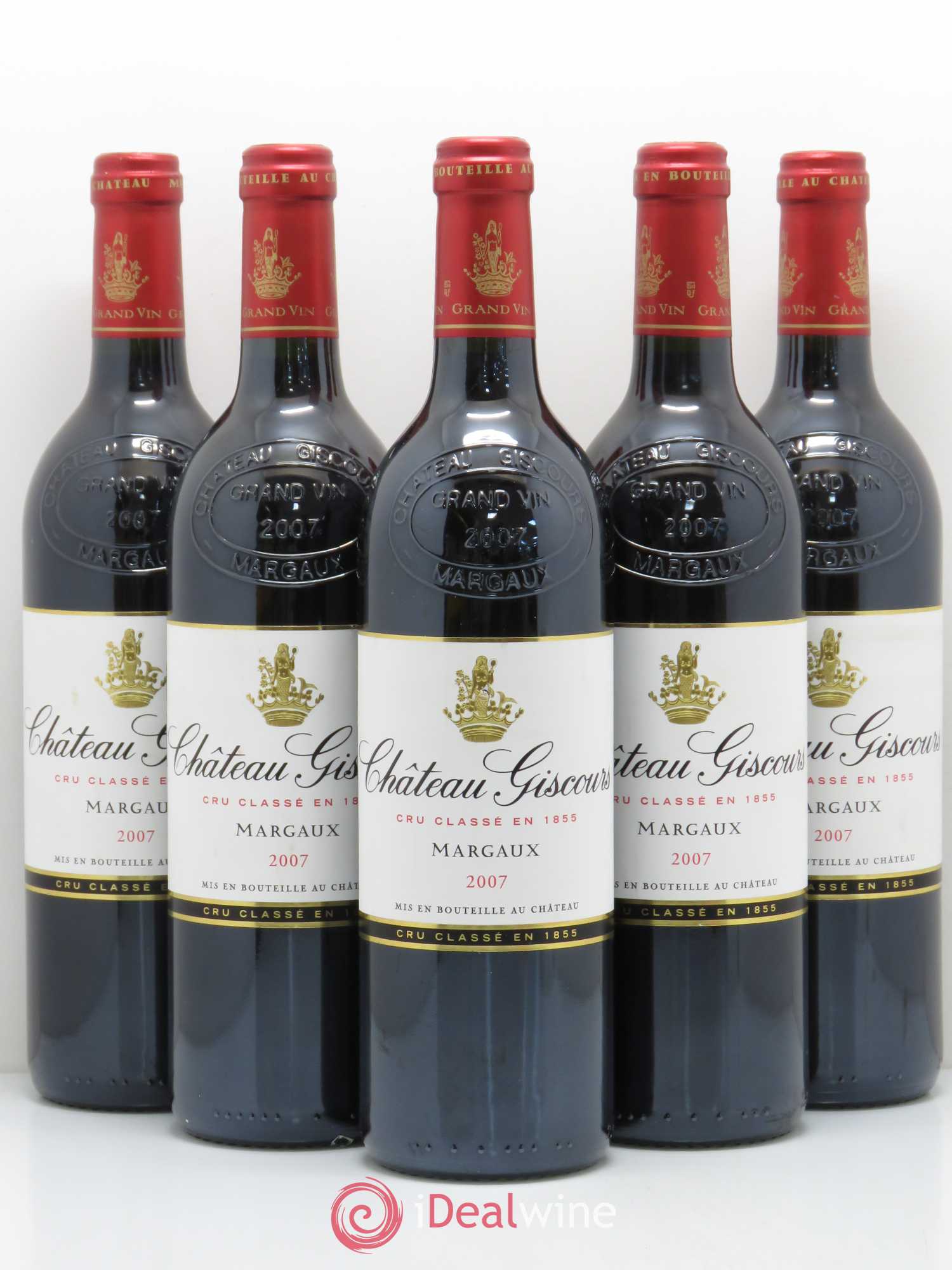 Château Giscours 3ème Grand Cru Classé 2007 - Lot de 5 bouteilles - 0
