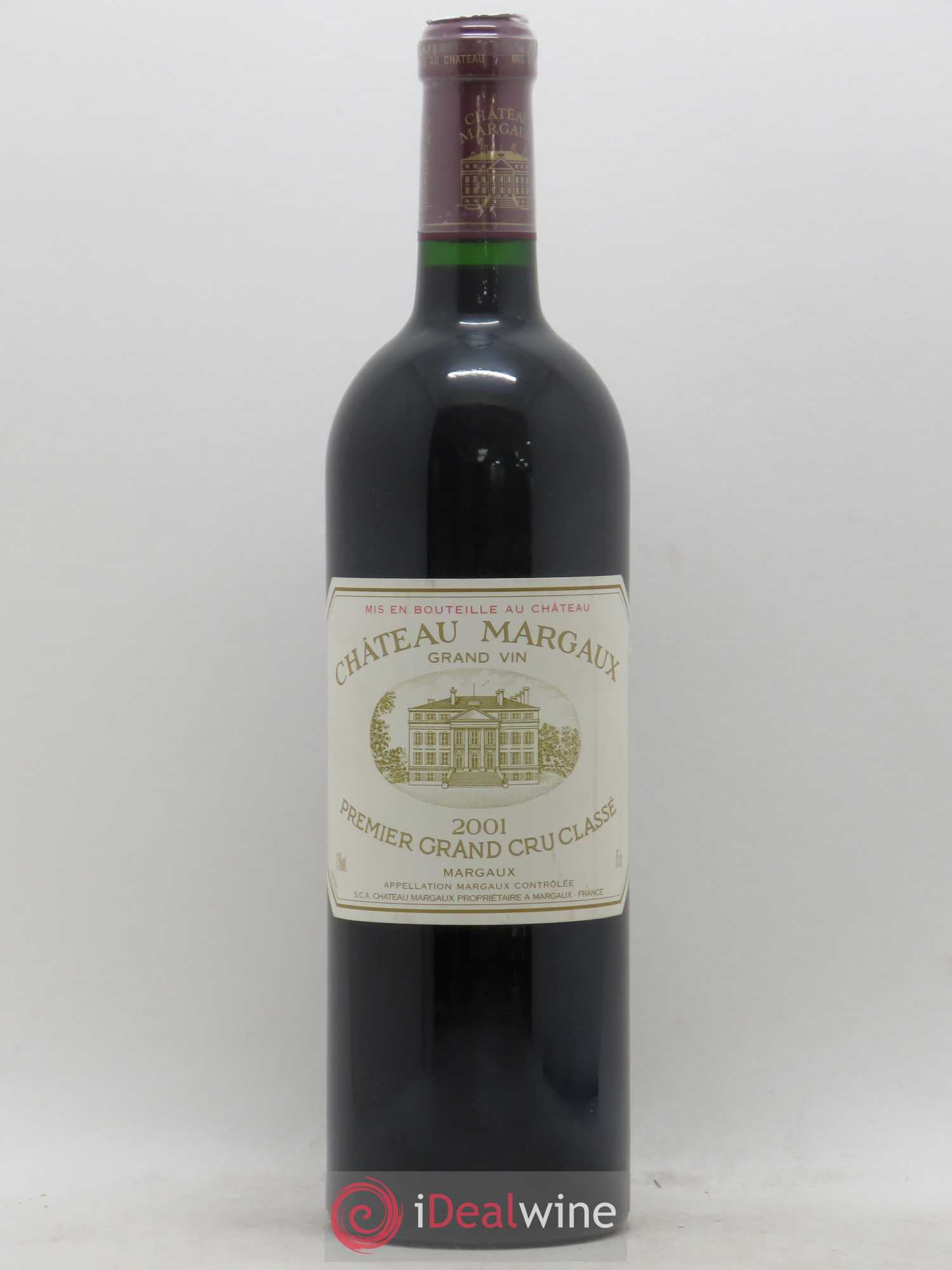 Château Margaux 1er Grand Cru Classé 2001 - Lot de 1 bouteille - 0