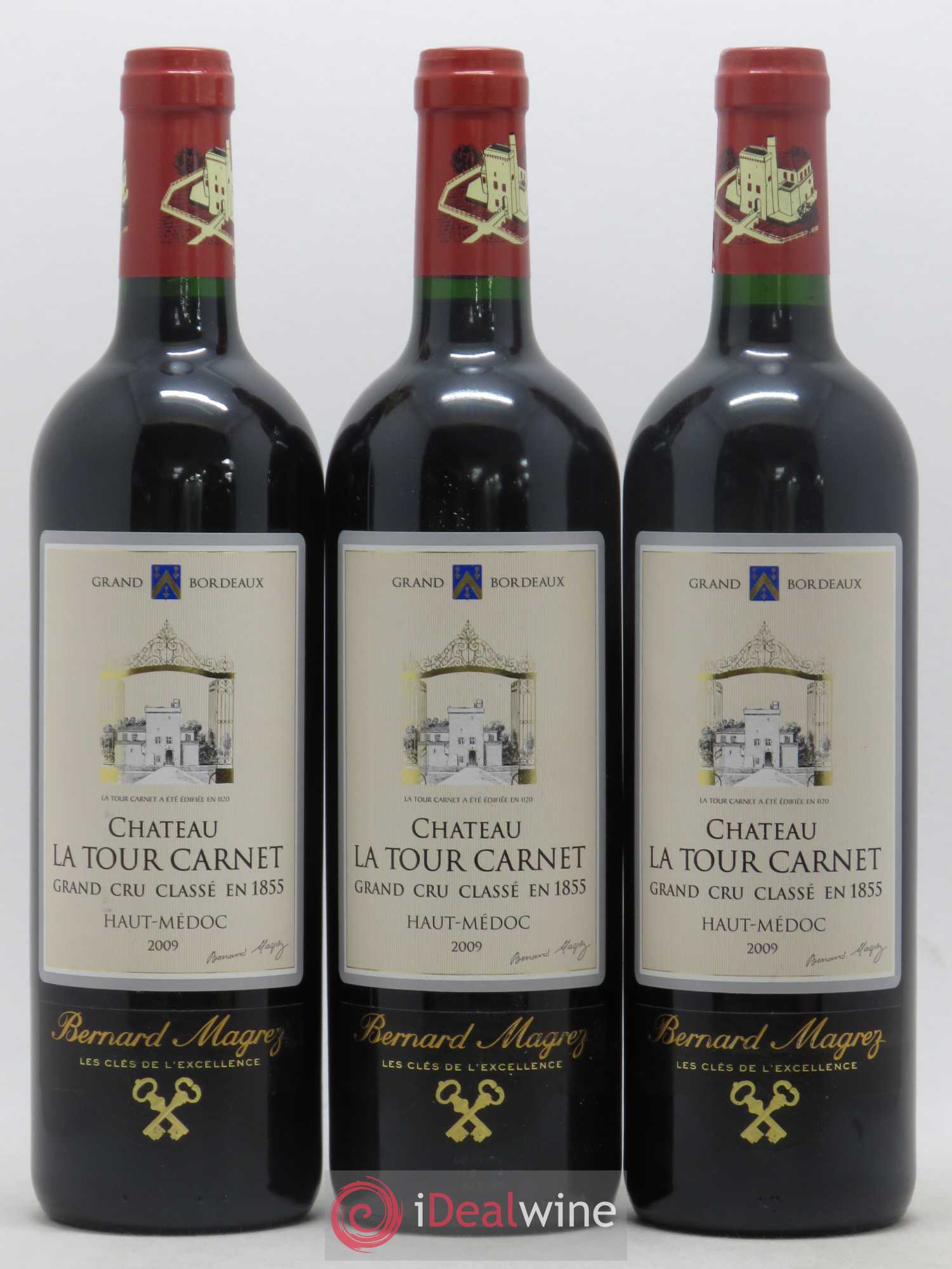 Château la Tour Carnet 4ème Grand Cru Classé 2009 - Lot de 12 bouteilles - 2