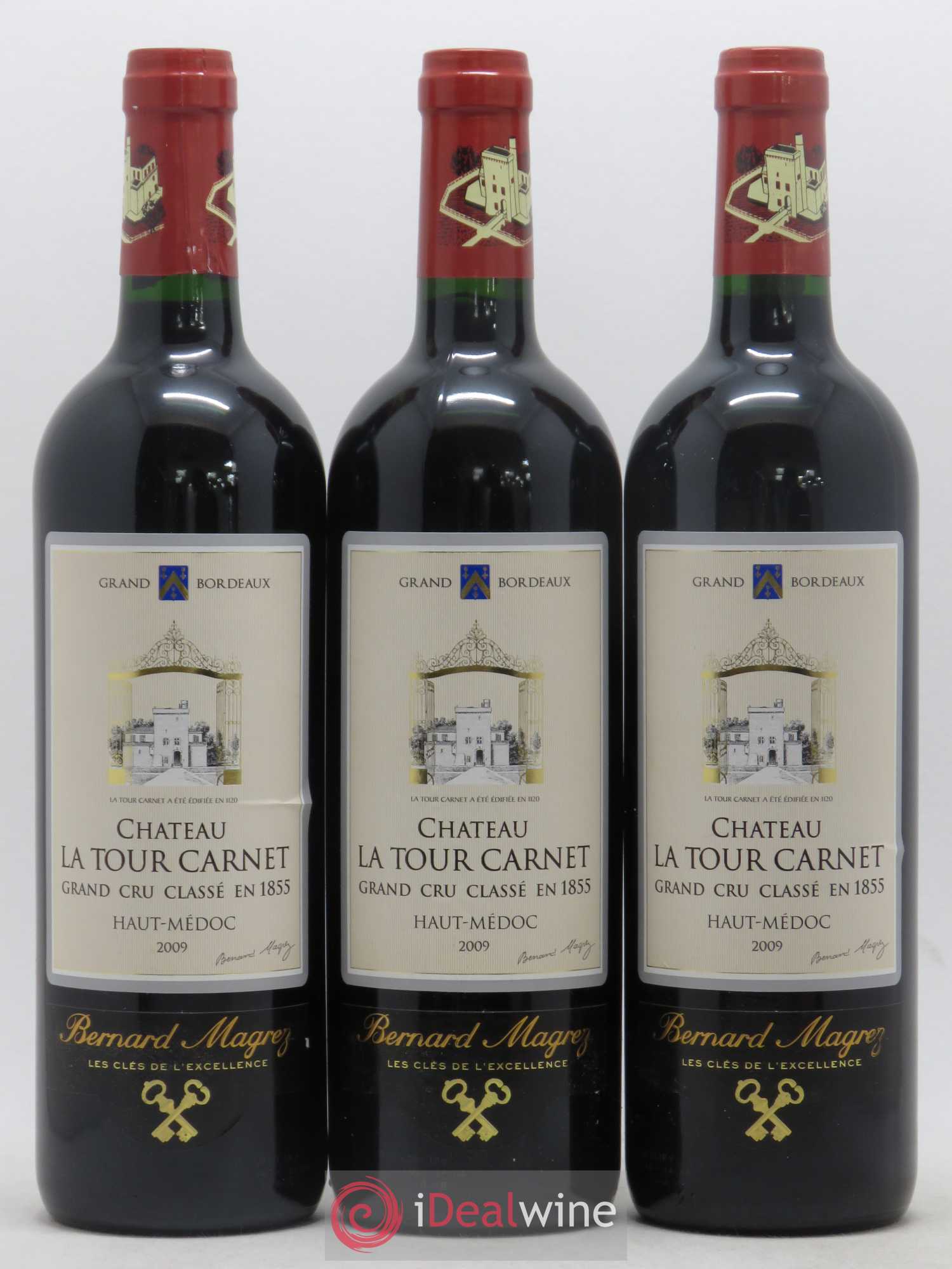 Château la Tour Carnet 4ème Grand Cru Classé 2009 - Lot de 12 bouteilles - 3