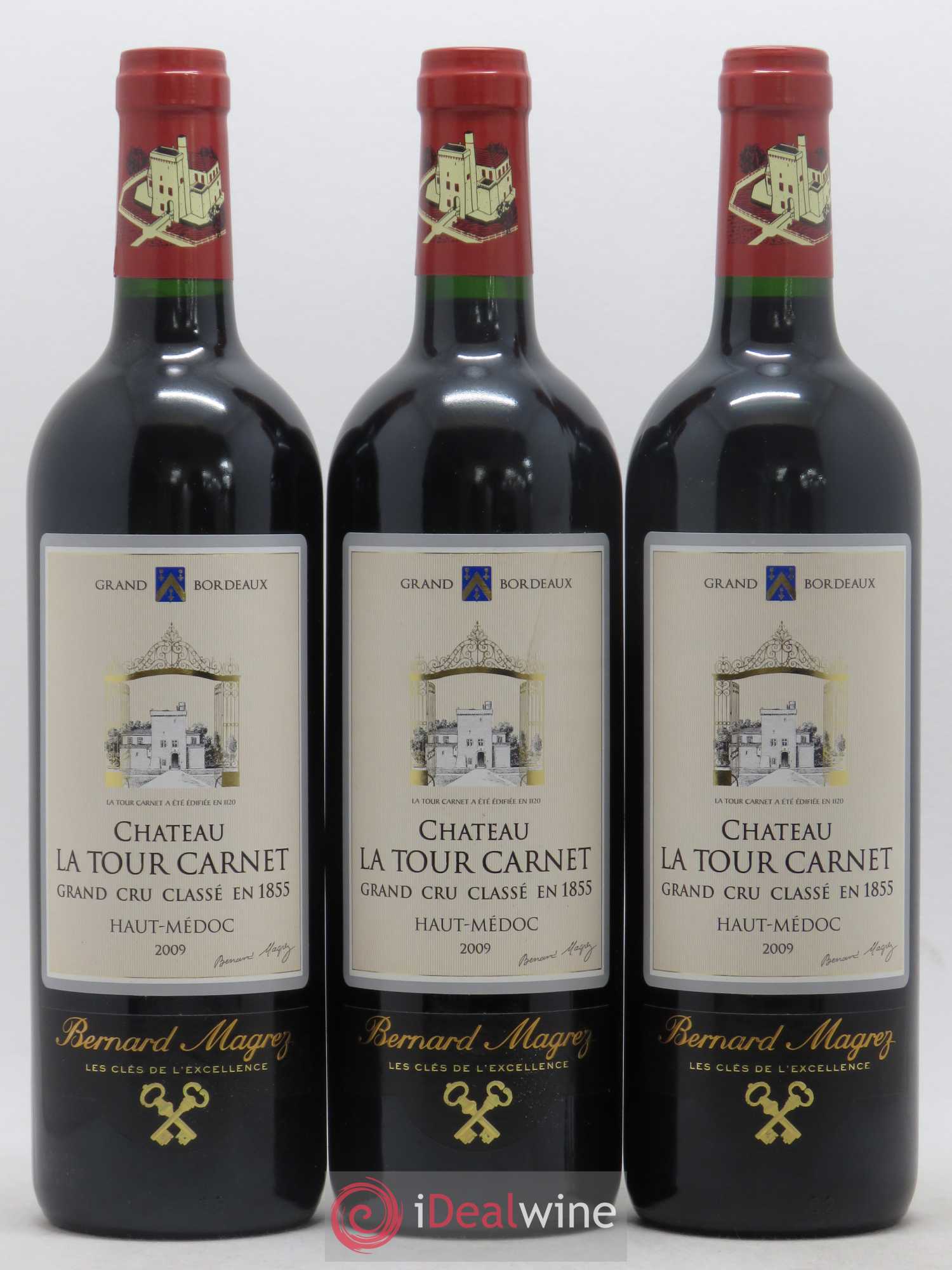 Château la Tour Carnet 4ème Grand Cru Classé 2009 - Lot de 12 bouteilles - 4