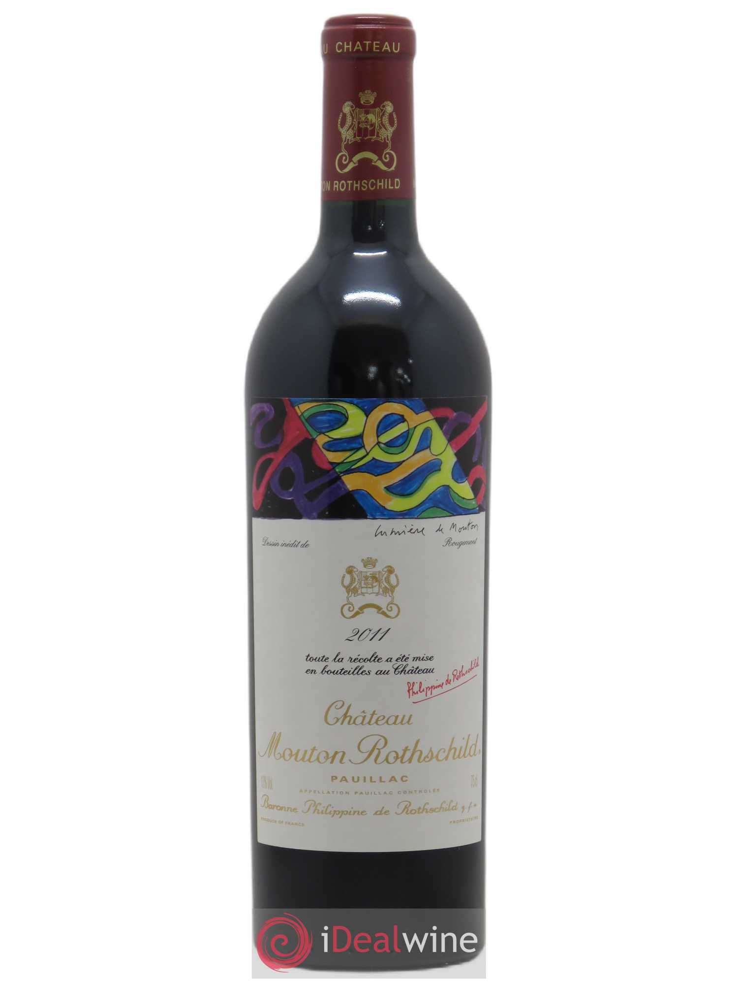 Château Mouton Rothschild 1er Grand Cru Classé 2011 - Lot de 1 bouteille - 0