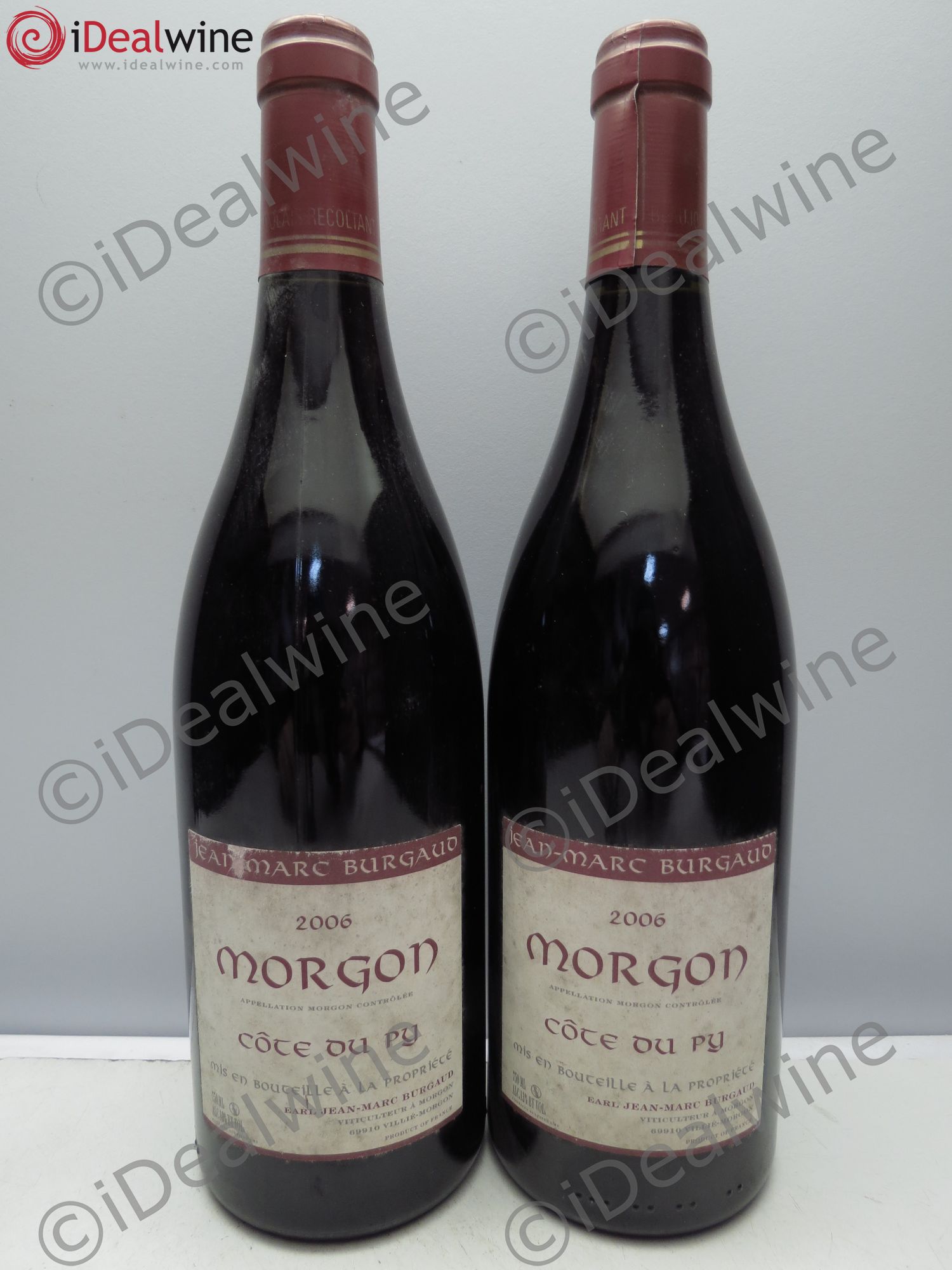Morgon Jean-Marc Burgaud 2006 - Lot de 2 bouteilles - 0