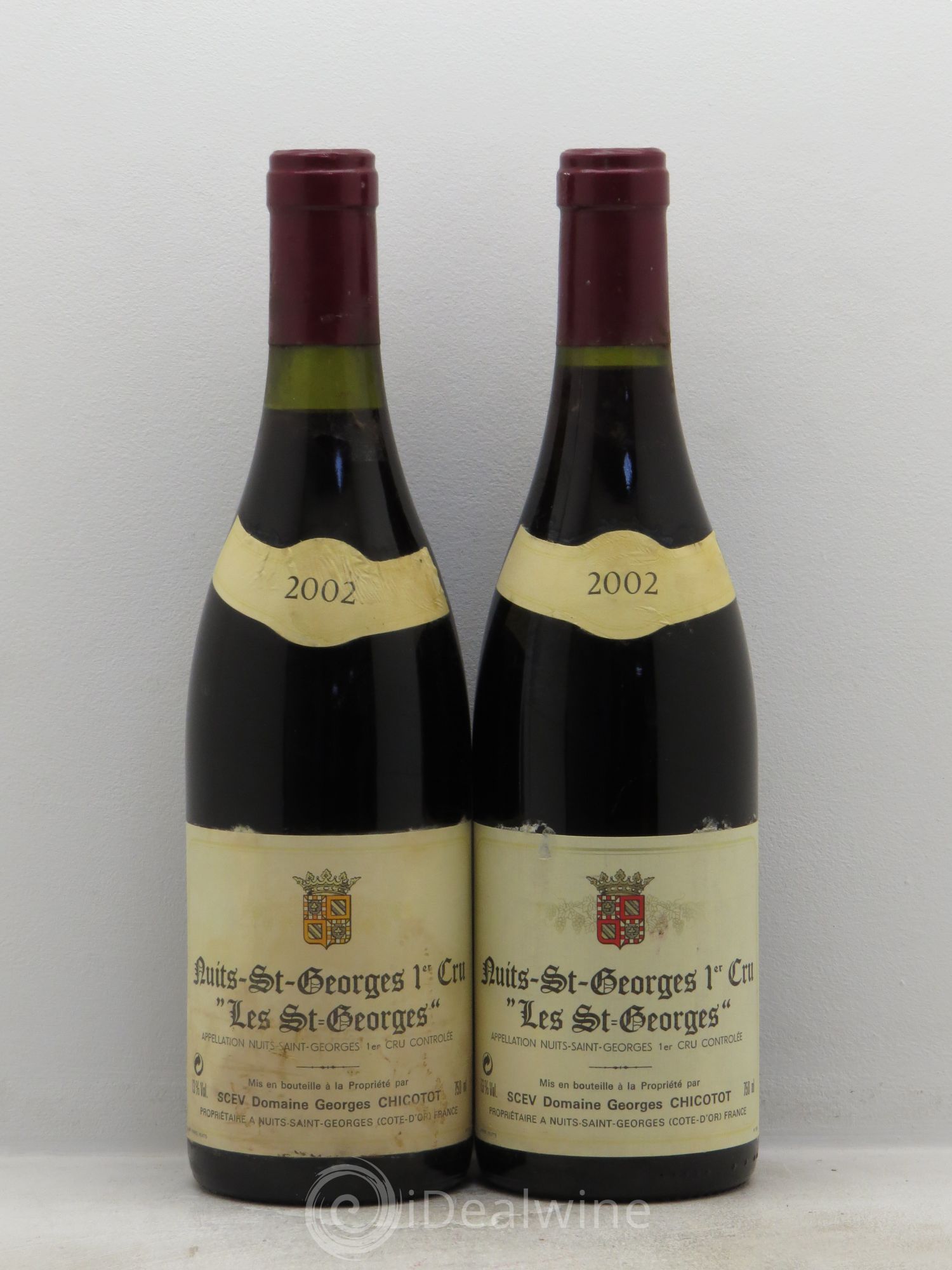 Nuits-Saint-Georges 1er Cru 2002 - Lot de 2 bouteilles - 0
