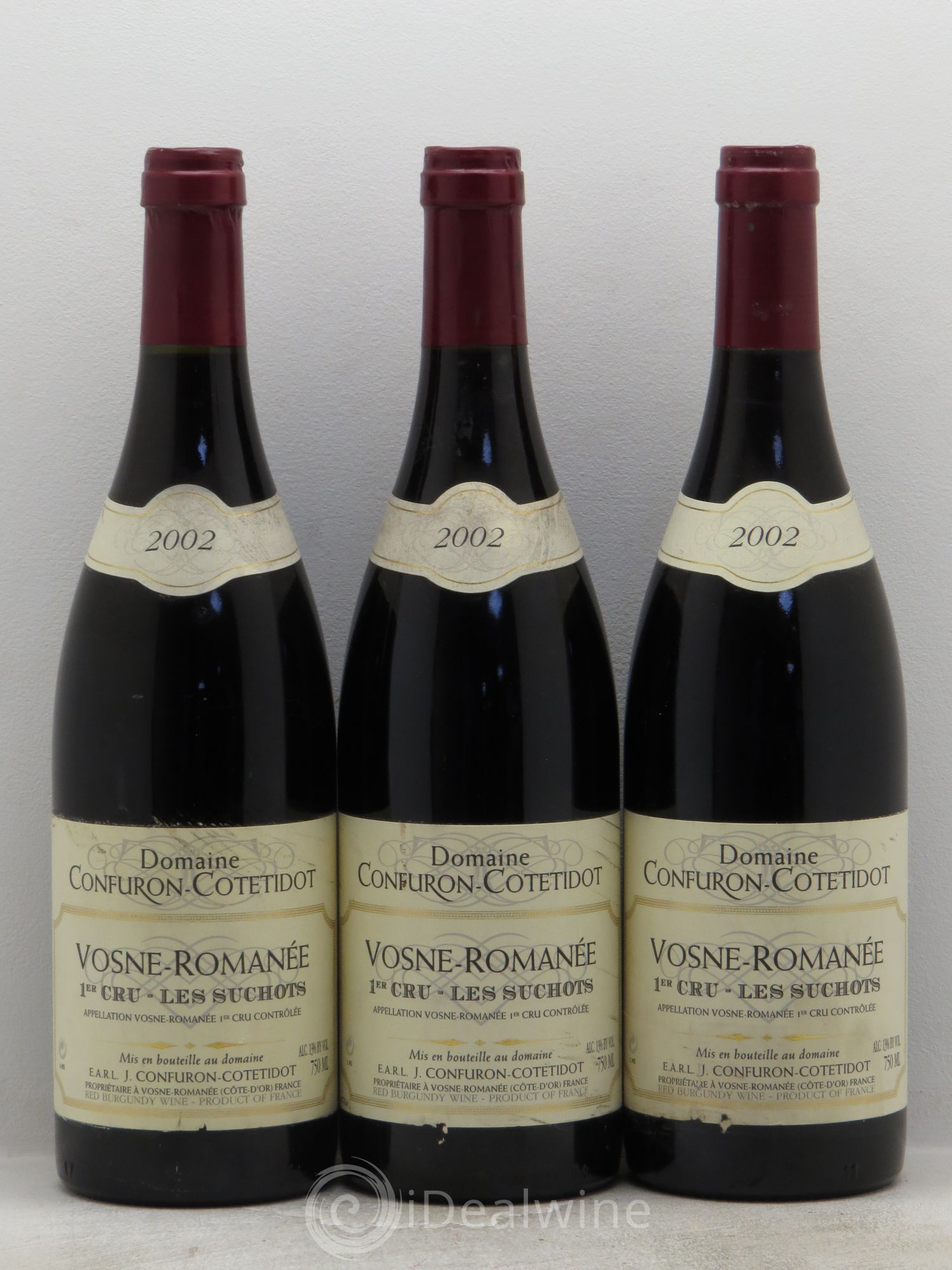 Vosne-Romanée 1er Cru Les Suchots Confuron-Cotetidot 2002 - Lot de 3 bouteilles - 0