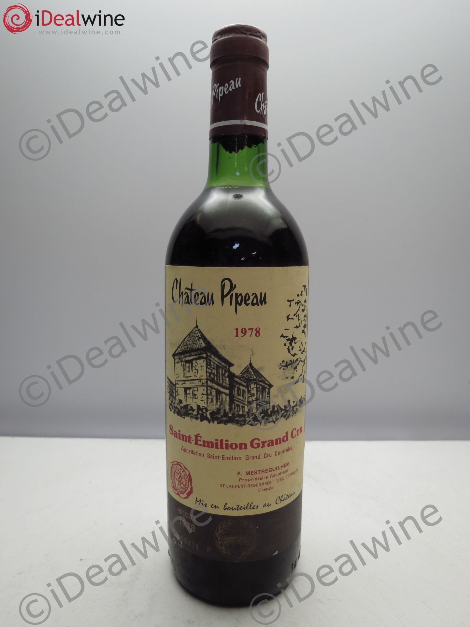 Château Pipeau 1978 - Lot de 1 bouteille - 0