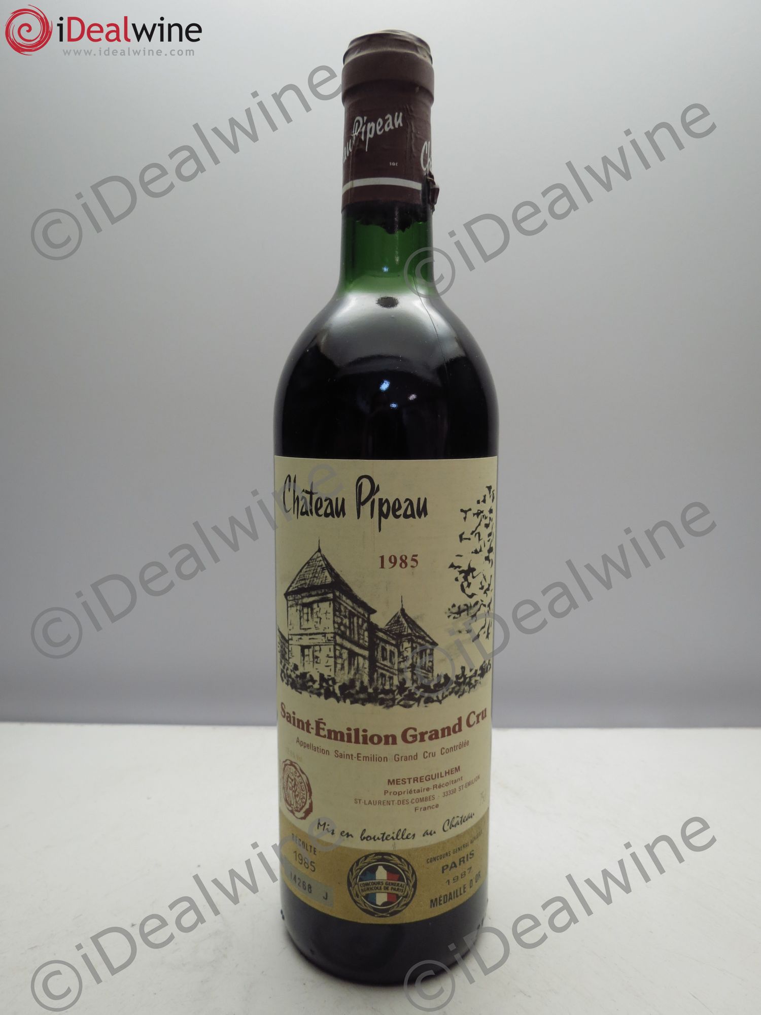 Château Pipeau 1985 - Lot de 1 bouteille - 0