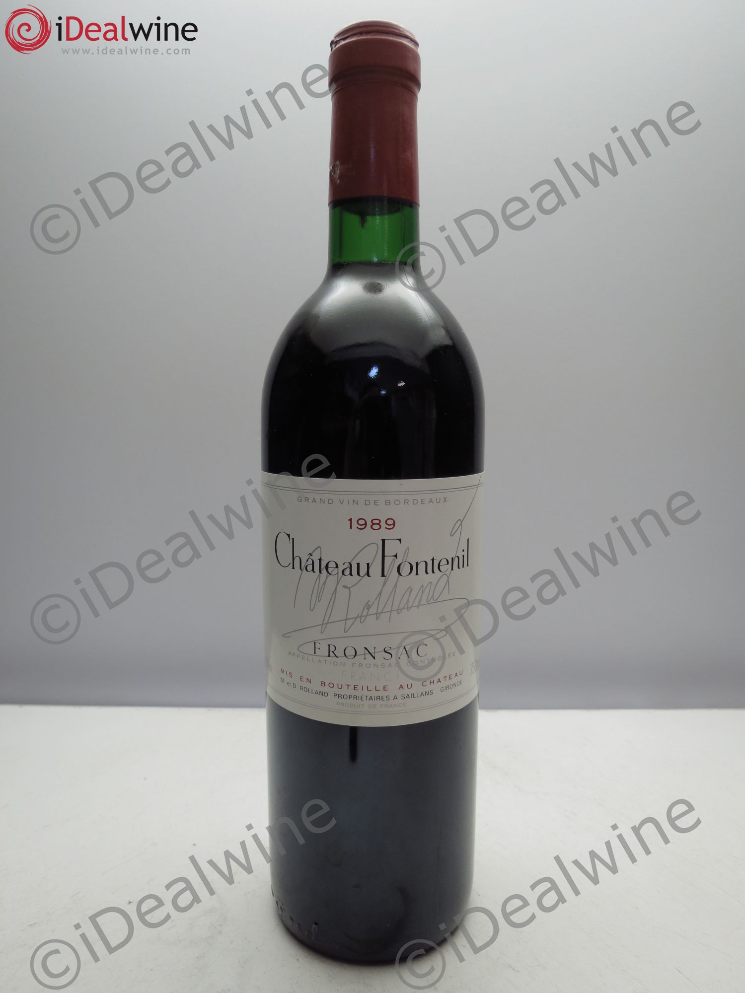 Château Fontenil 1989 - Lot de 1 bouteille - 0