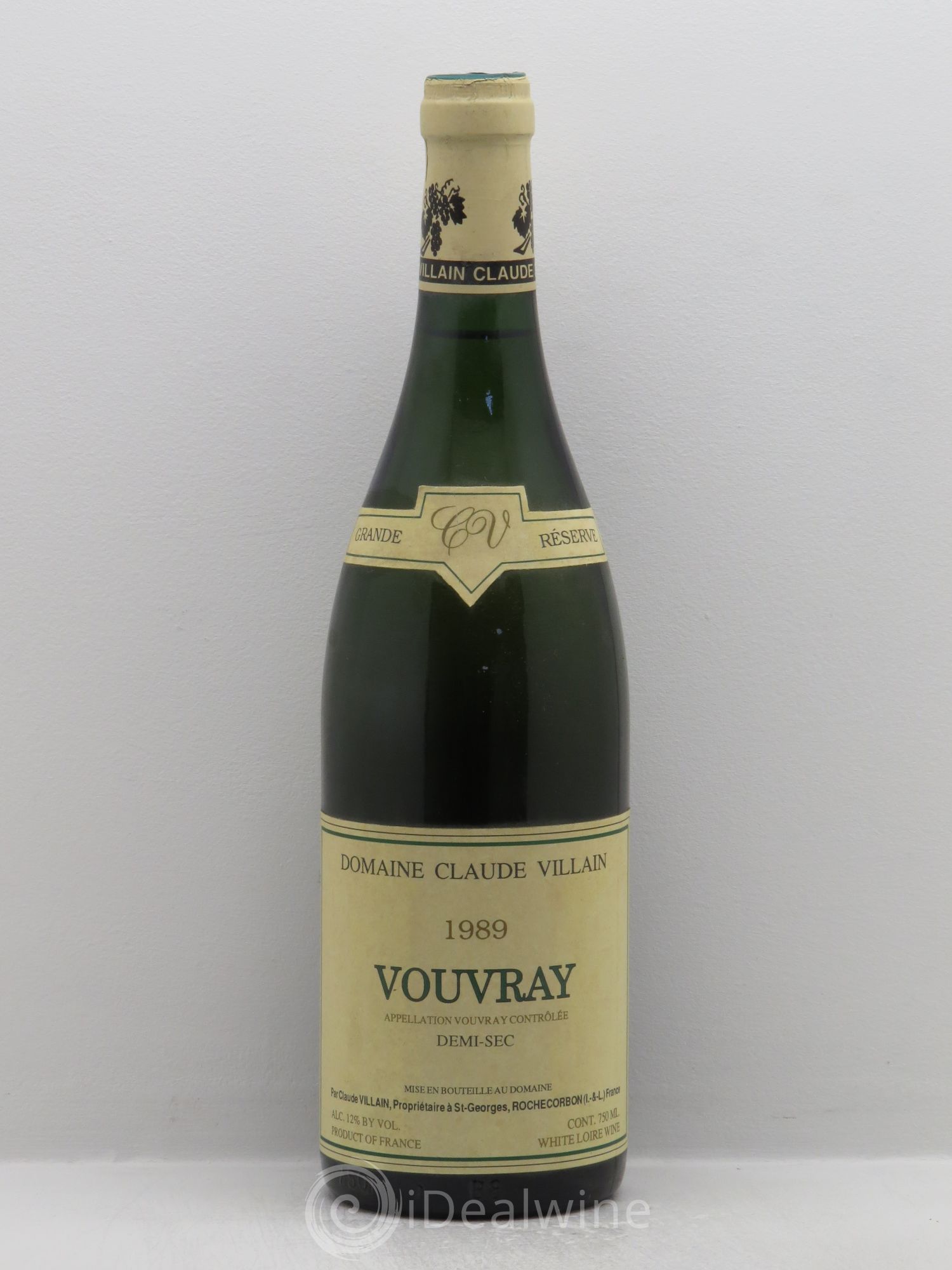 Vouvray Villain Grande Réserve 1989 - Posten von 1 Flasche - 0