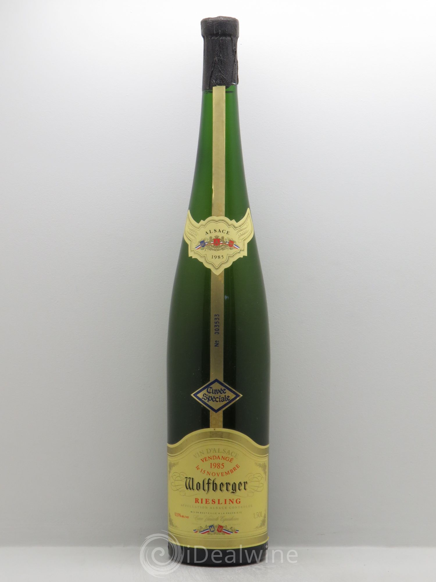 Riesling Vendanges Tardives Wolfberger Cave Eguisheim 1985 - Posten von 1 Magnum - 0