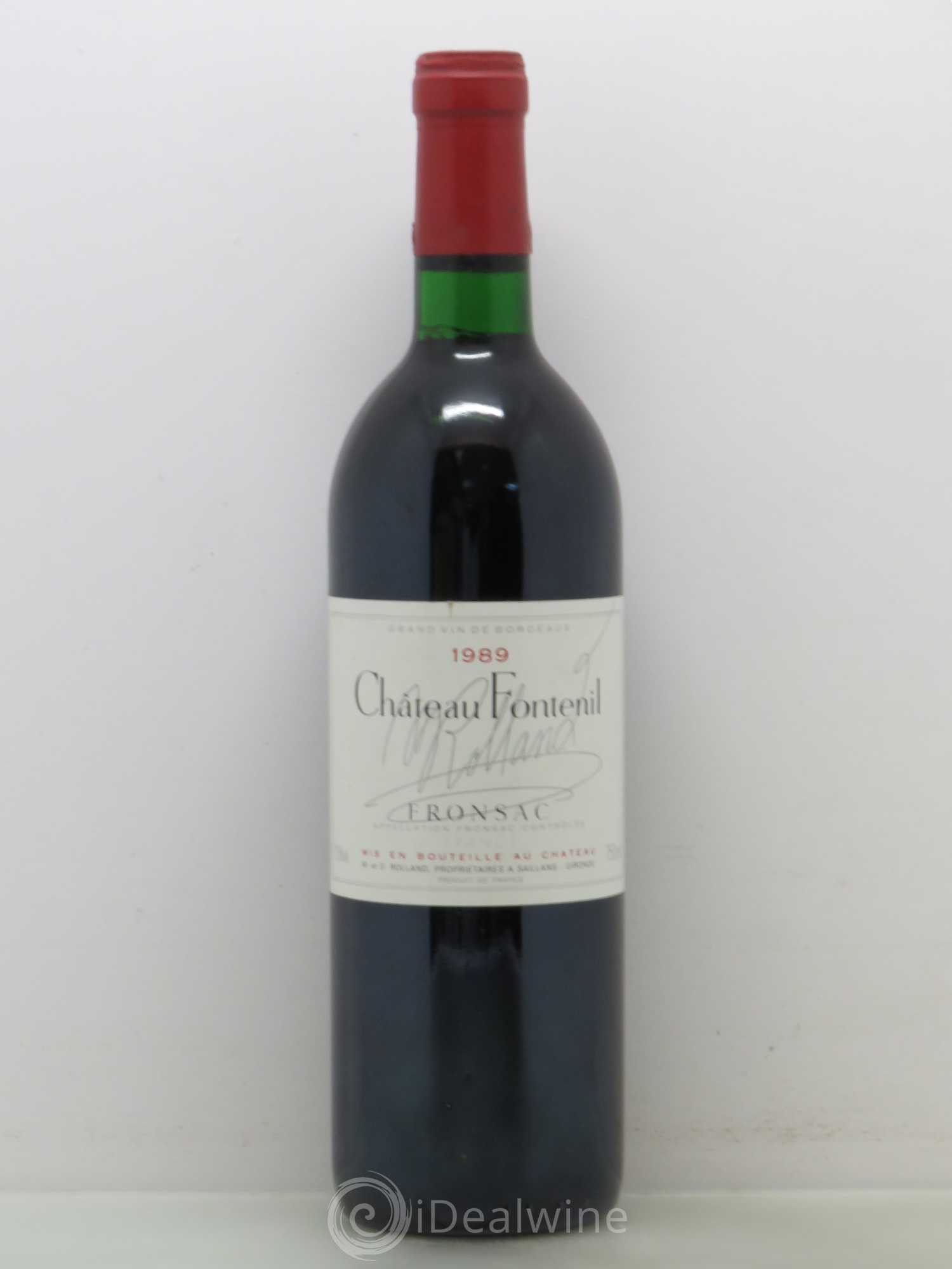 Château Fontenil 1989 - Lot de 1 bouteille - 0