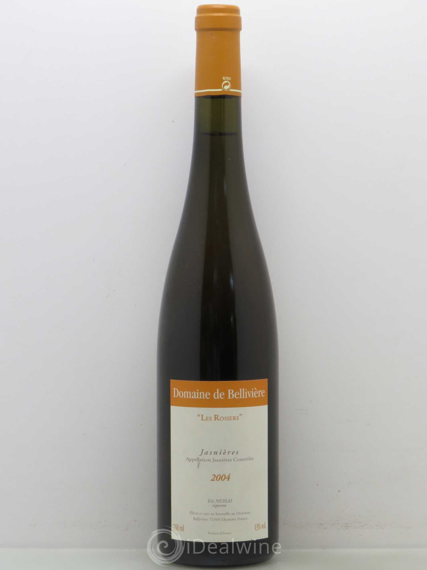 Jasnières Les Rosiers Domaine Belliviere 2004 - Posten von 1 Flasche - 0