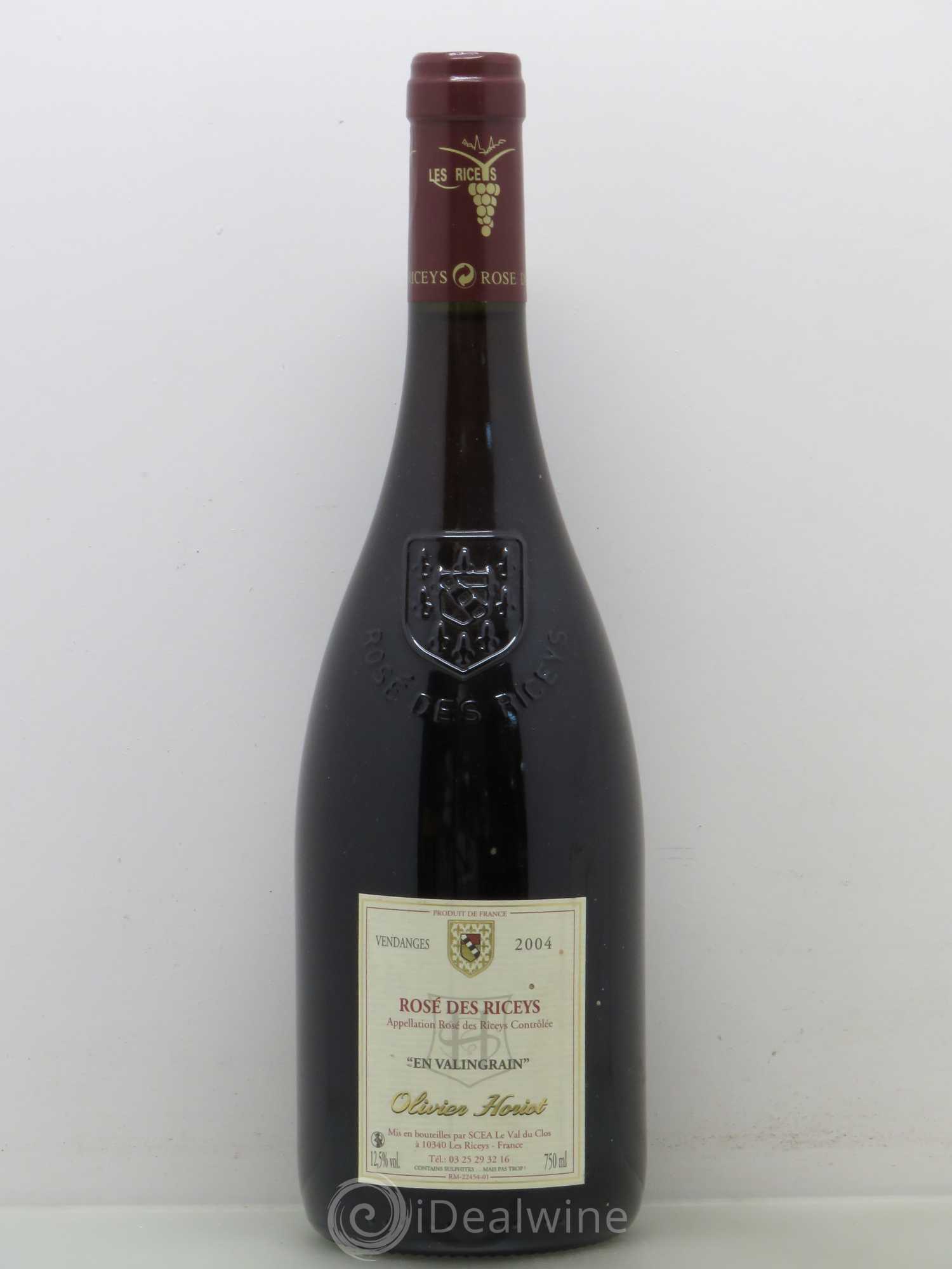 En Valingrain Olivier Horiot 2004 - Lot de 1 bouteille - 0