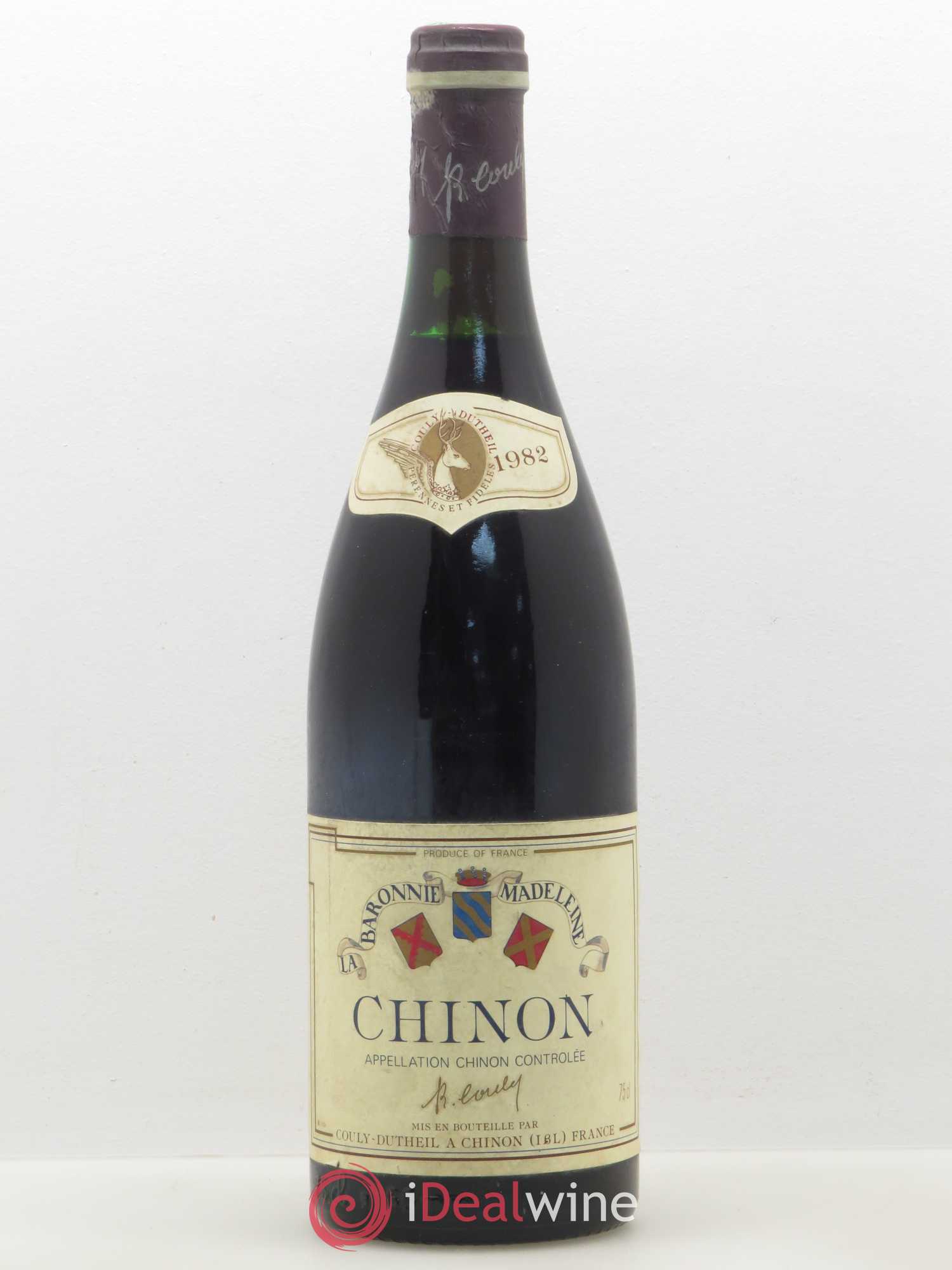 Chinon Cuvee Baronnie Madeleine 1982 - Posten von 1 Flasche - 0