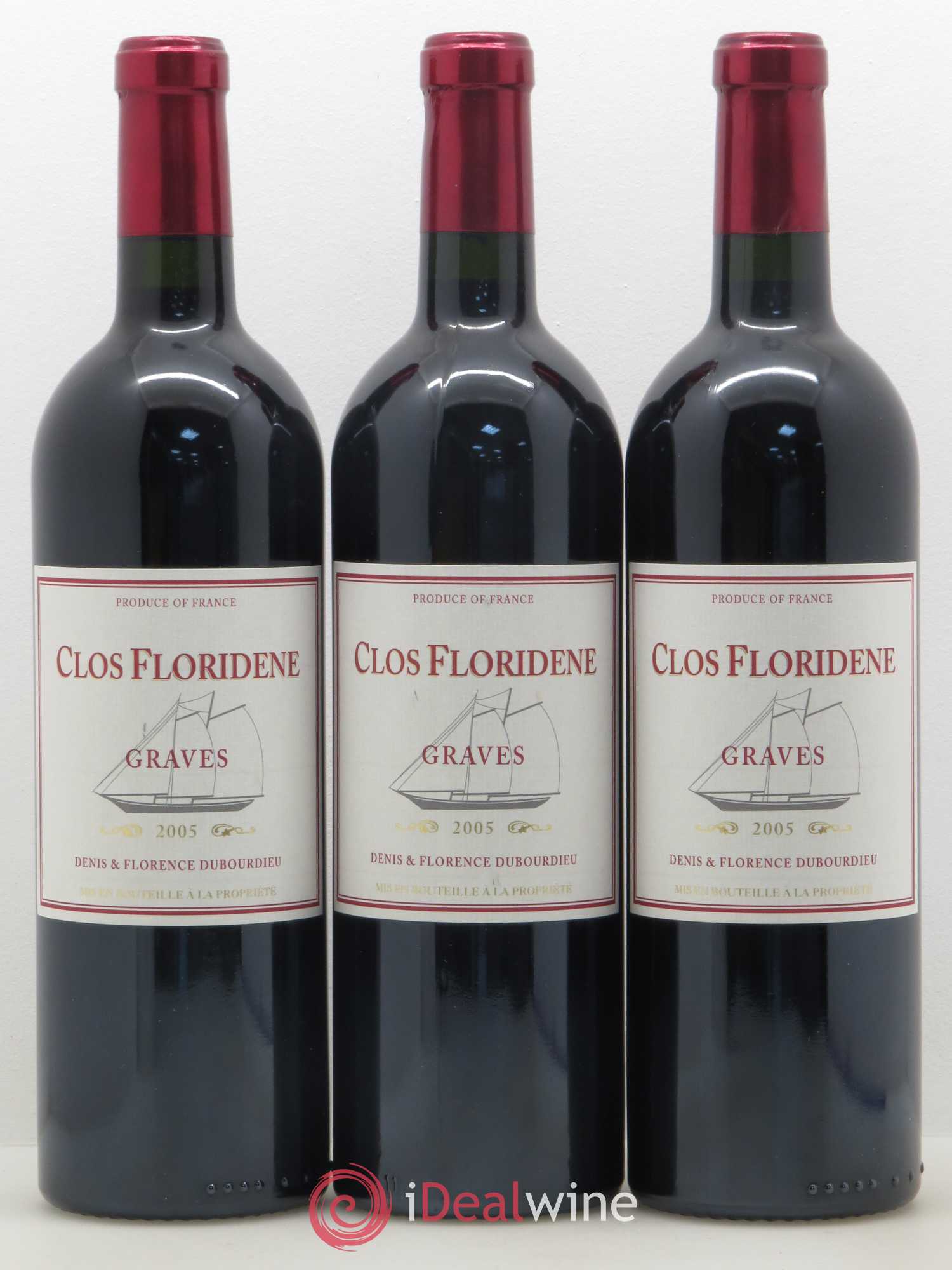 Clos Floridène 2005 - Lot de 3 bouteilles - 0
