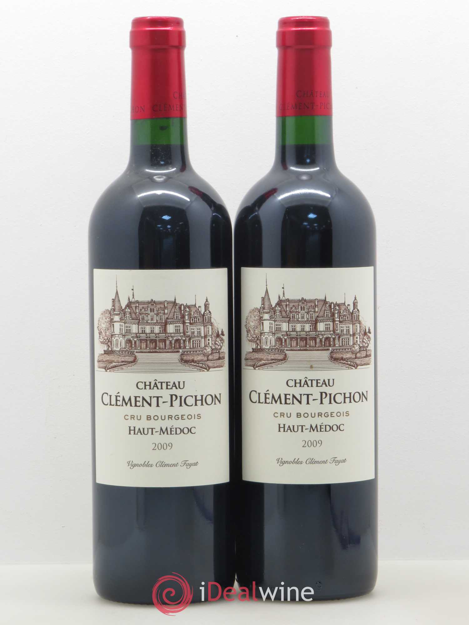 Château Clément-Pichon Cru Bourgeois 2009 - Lot de 2 bouteilles - 0