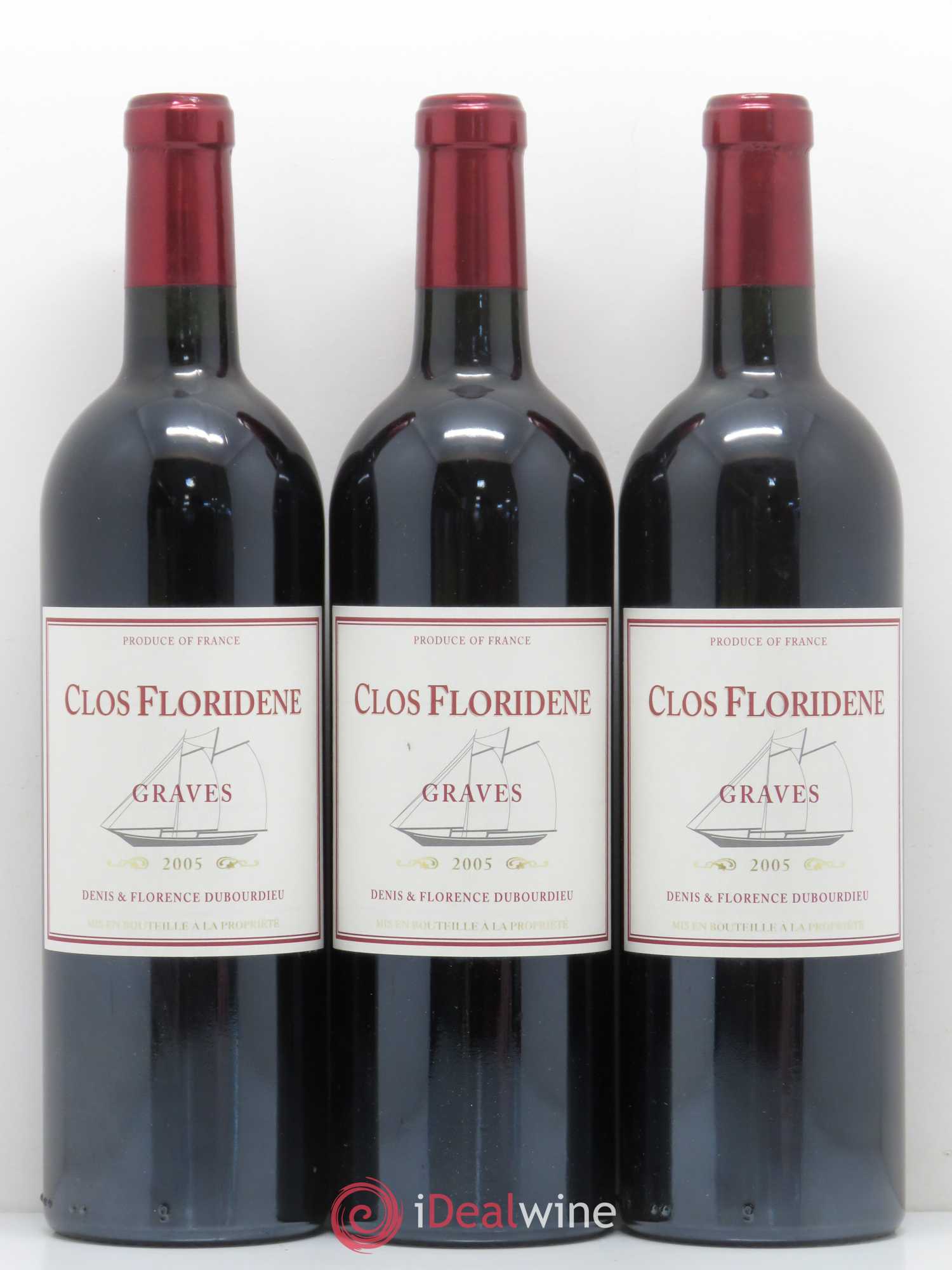 Clos Floridène 2005 - Lot de 3 bouteilles - 0