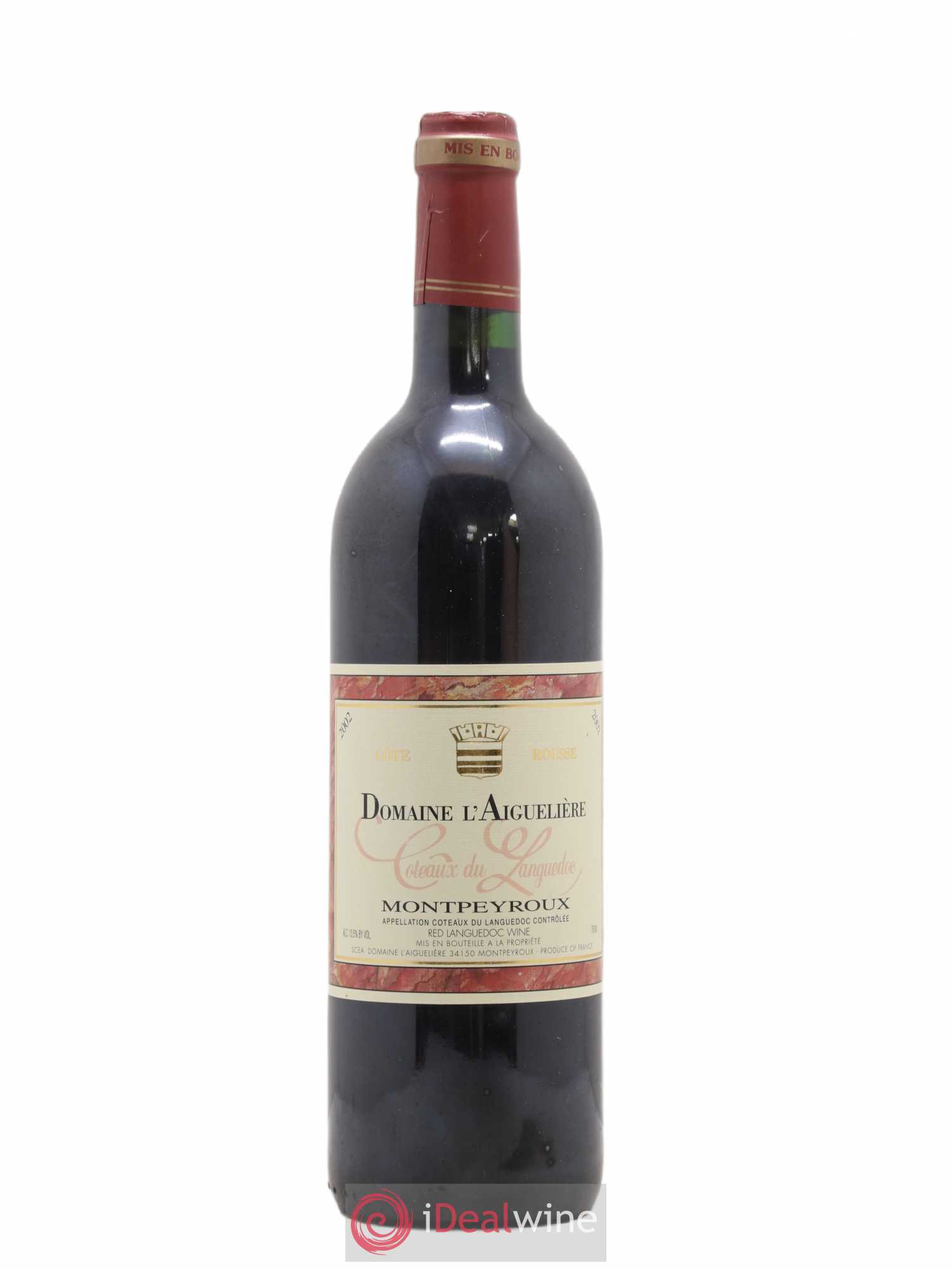 Languedoc Montpeyroux Domaine de l' Aiguelière Cote Rousse A. Commeyras 2002 - Lot de 1 bouteille - 0