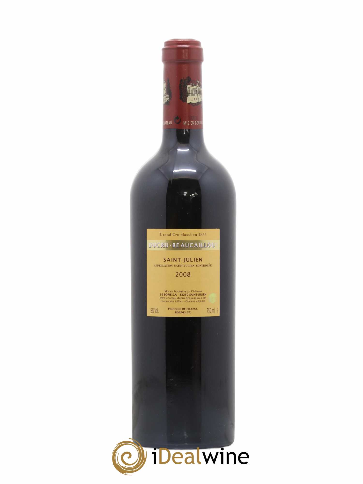 Château Ducru Beaucaillou 2ème Grand Cru Classé 2008 - Lot de 1 bouteille - 1