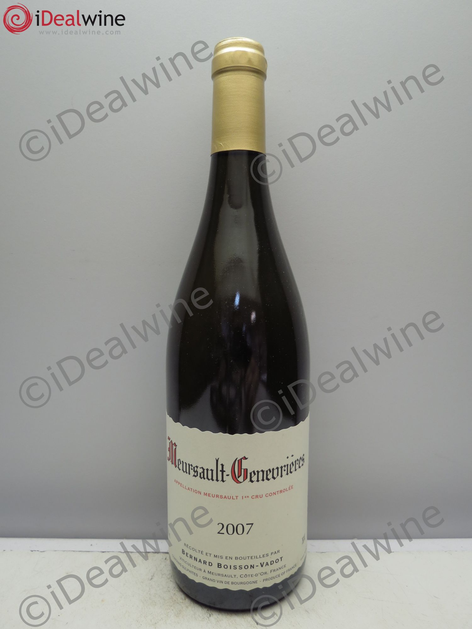 Meursault 1er Cru Domaine Boisson-Vadot 2007 - Posten von 1 Flasche - 0