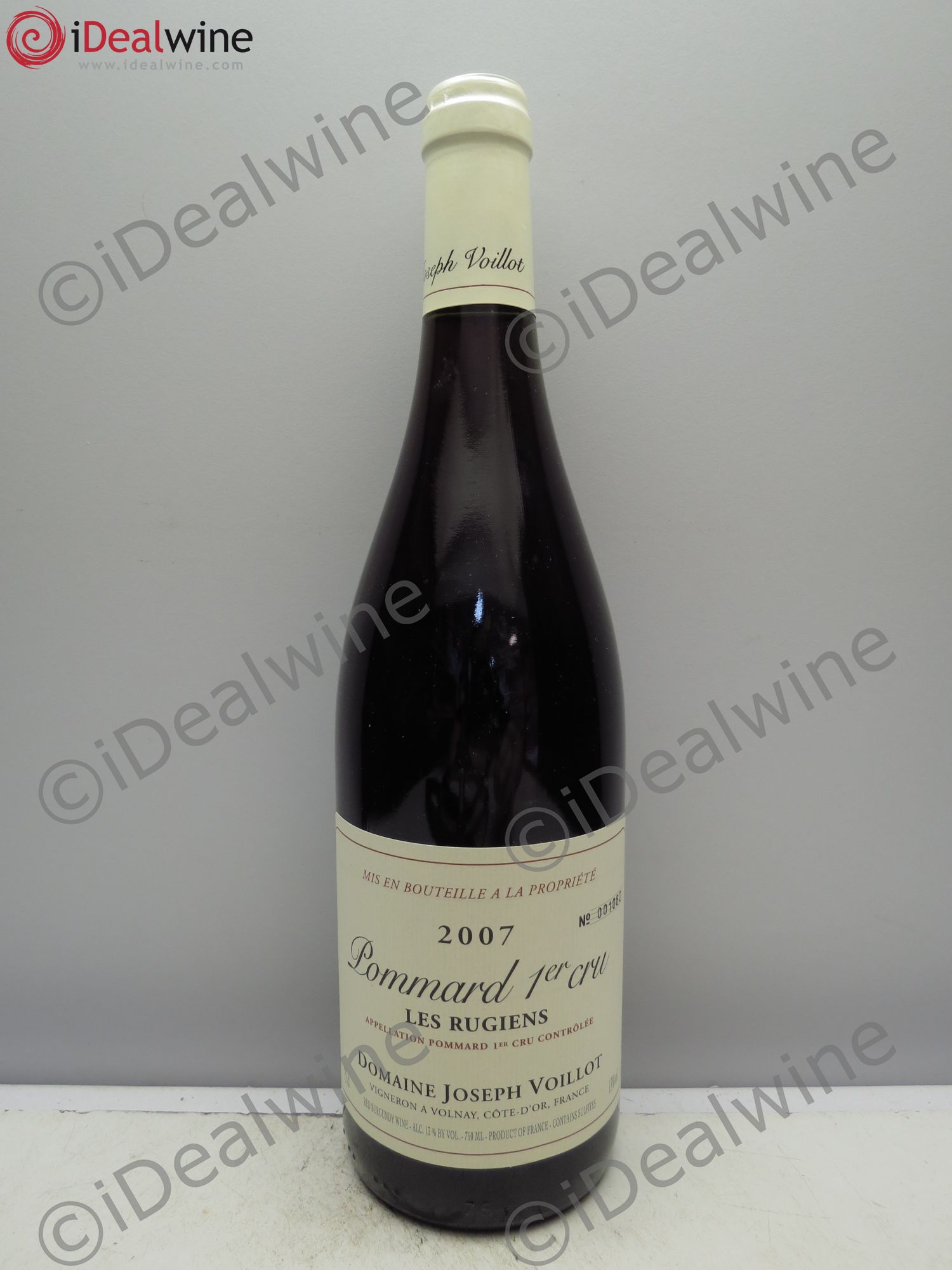 Pommard 1er Cru Domaine Joseph Voillot 2007 - Posten von 1 Flasche - 0