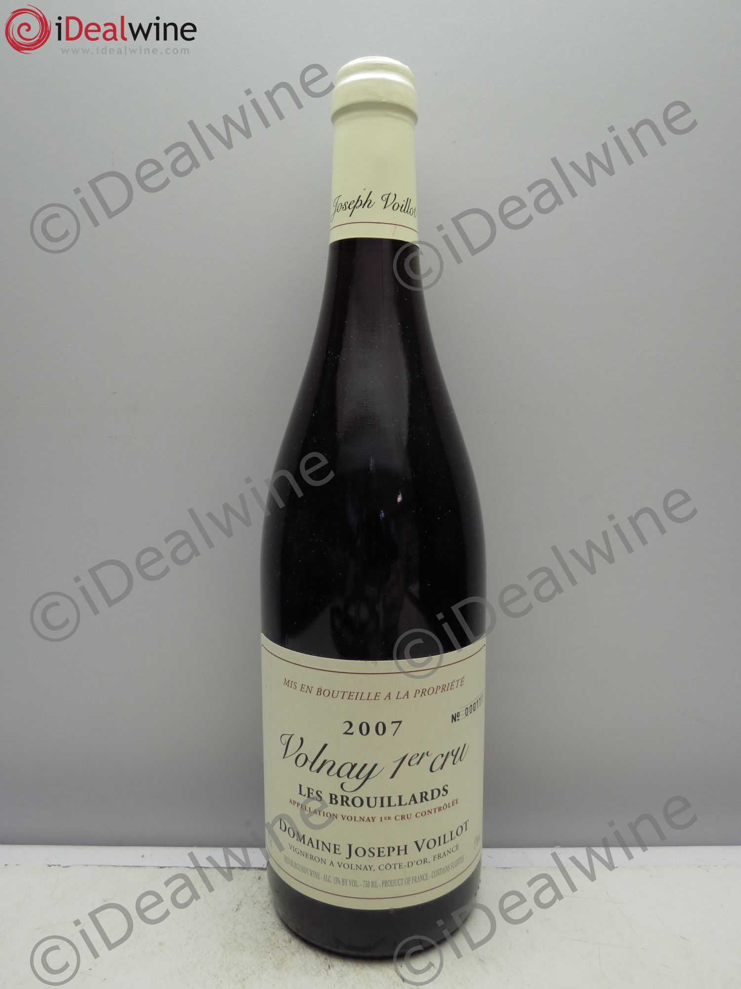 Volnay 1er Cru Joseph Voillot 2007 - Lot de 1 bouteille - 0
