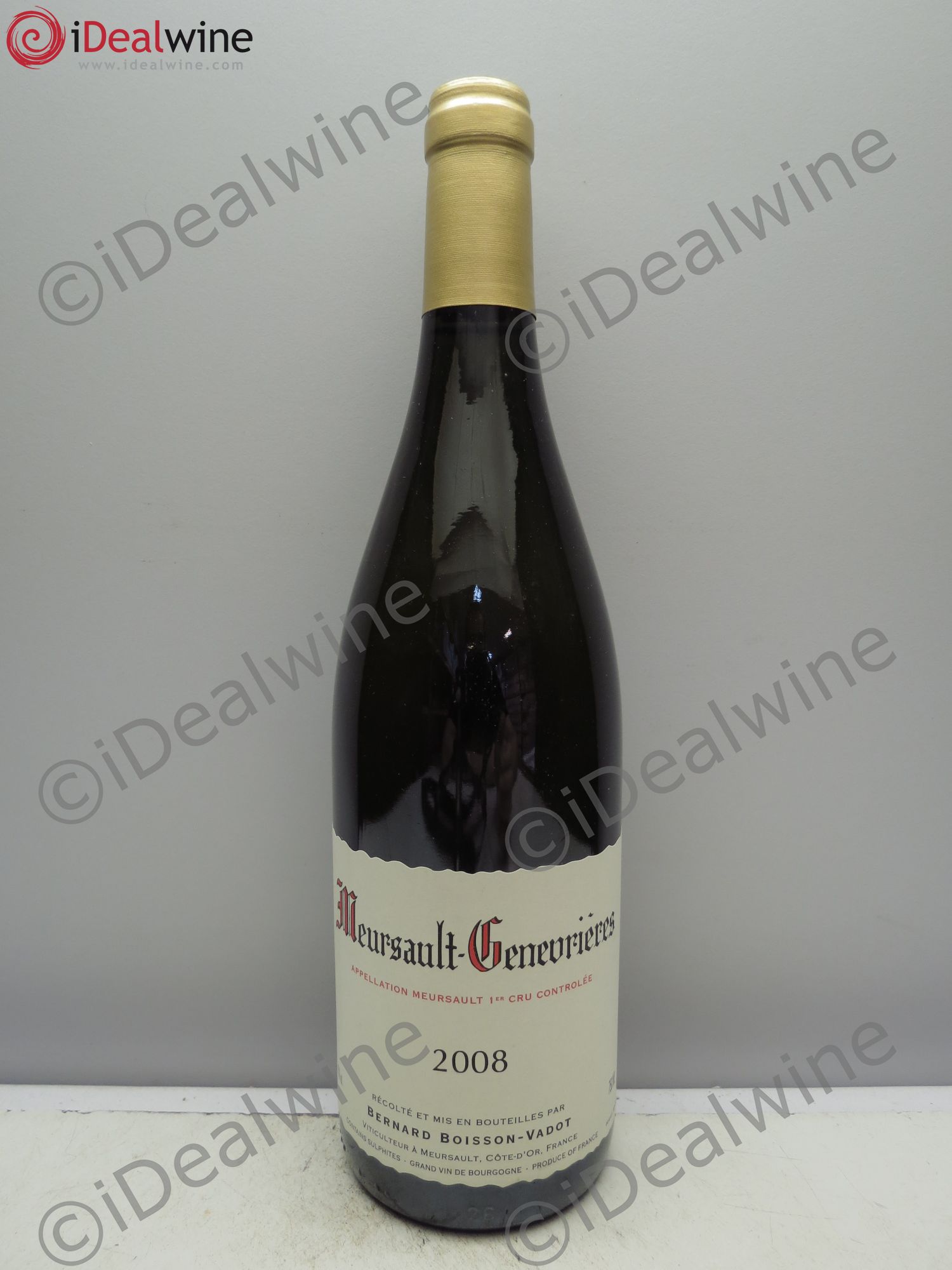 Meursault 1er Cru Domaine Boisson-Vadot 2008 - Posten von 1 Flasche - 0