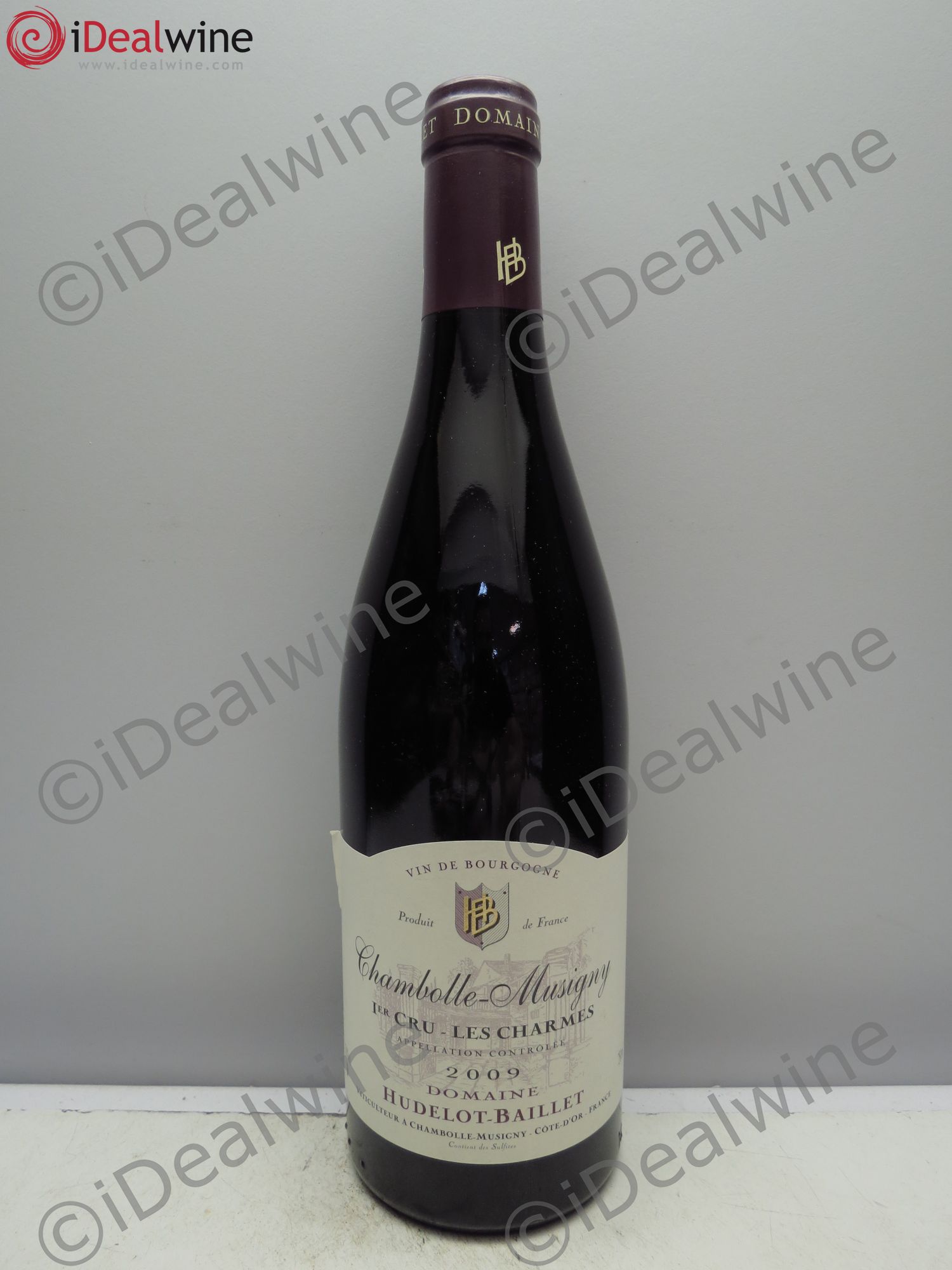 Chambolle-Musigny 1er Cru Domaine Hudelot-Baillet 2009 - Lot de 1 bouteille - 0