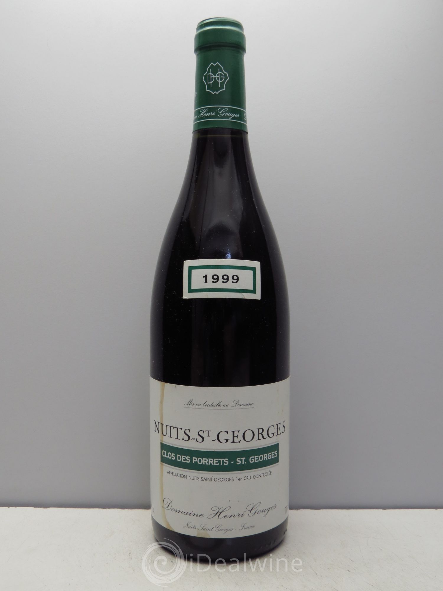 Nuits-Saint-Georges 1er Cru Clos des Porrets St Georges Henri Gouges 1999 - Lot de 1 bouteille - 0