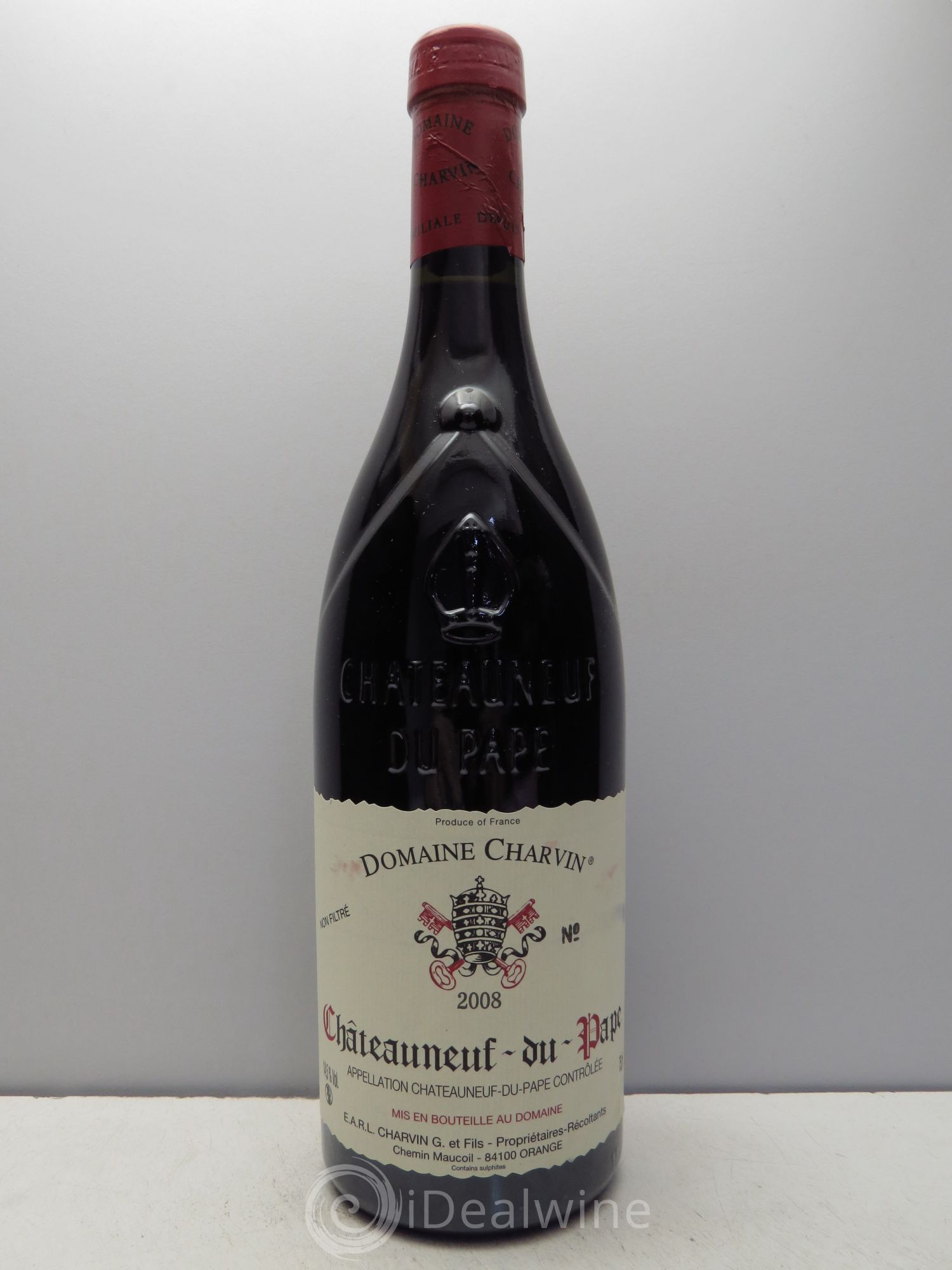Châteauneuf-du-Pape Charvin (Domaine) 2008 - Lot de 1 bouteille - 0