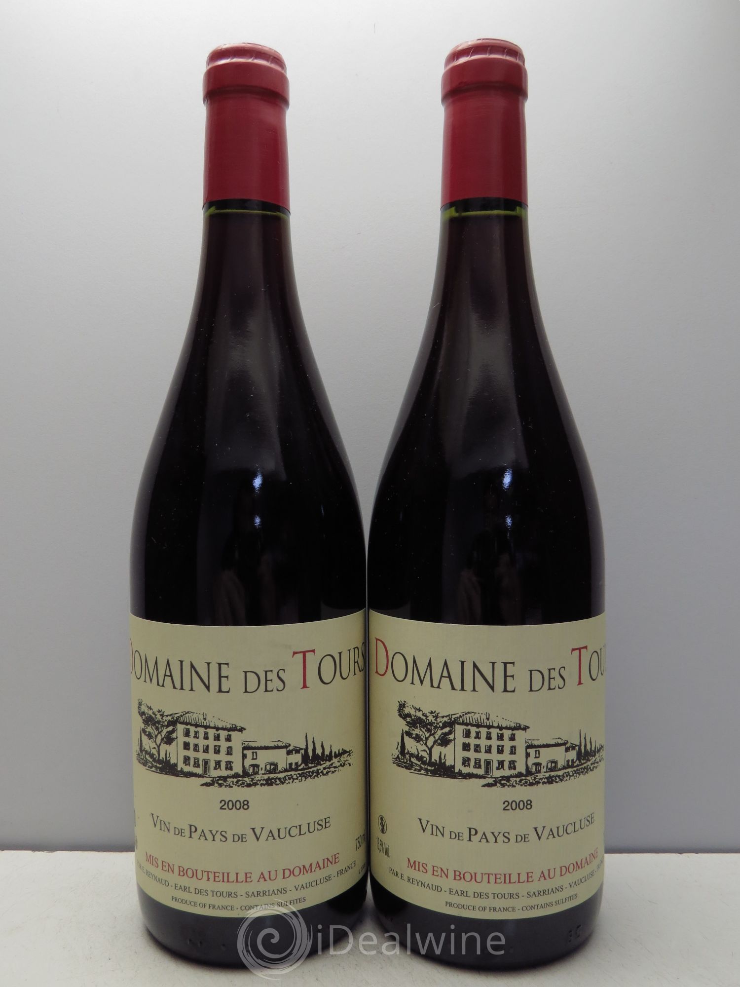 Divers VDP du Vaucluse Domaine des Tours 2008 - Posten von 2 Flaschen - 0