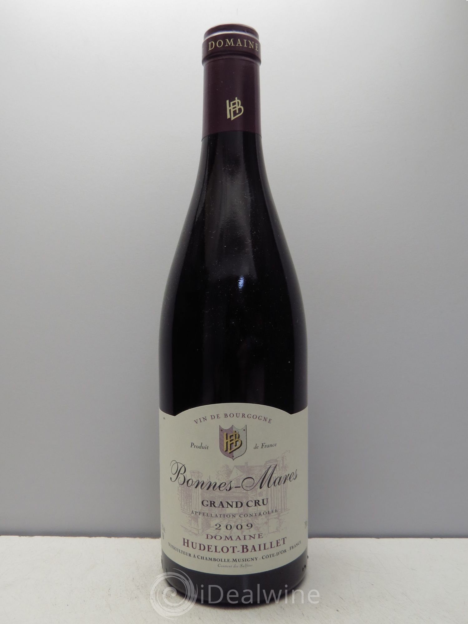 Bonnes-Mares Grand Cru Hudelot Baillet 2009 - Lot de 1 bouteille - 0