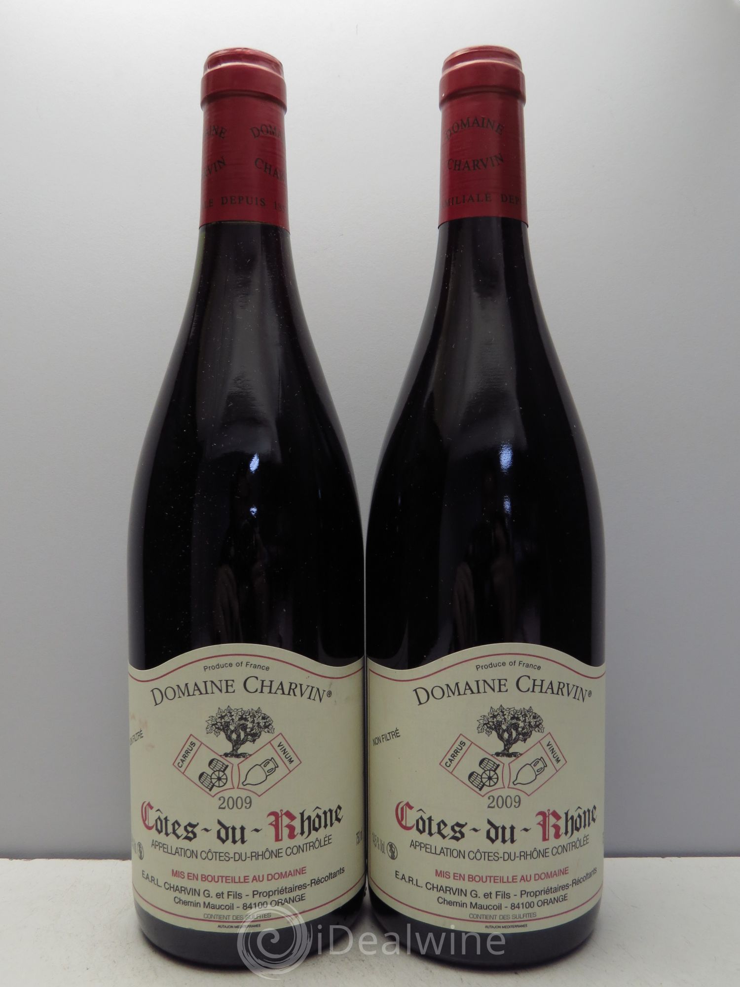 Côtes-du-Rhône Charvin (Domaine) 2009 - Lot de 2 bouteilles - 0