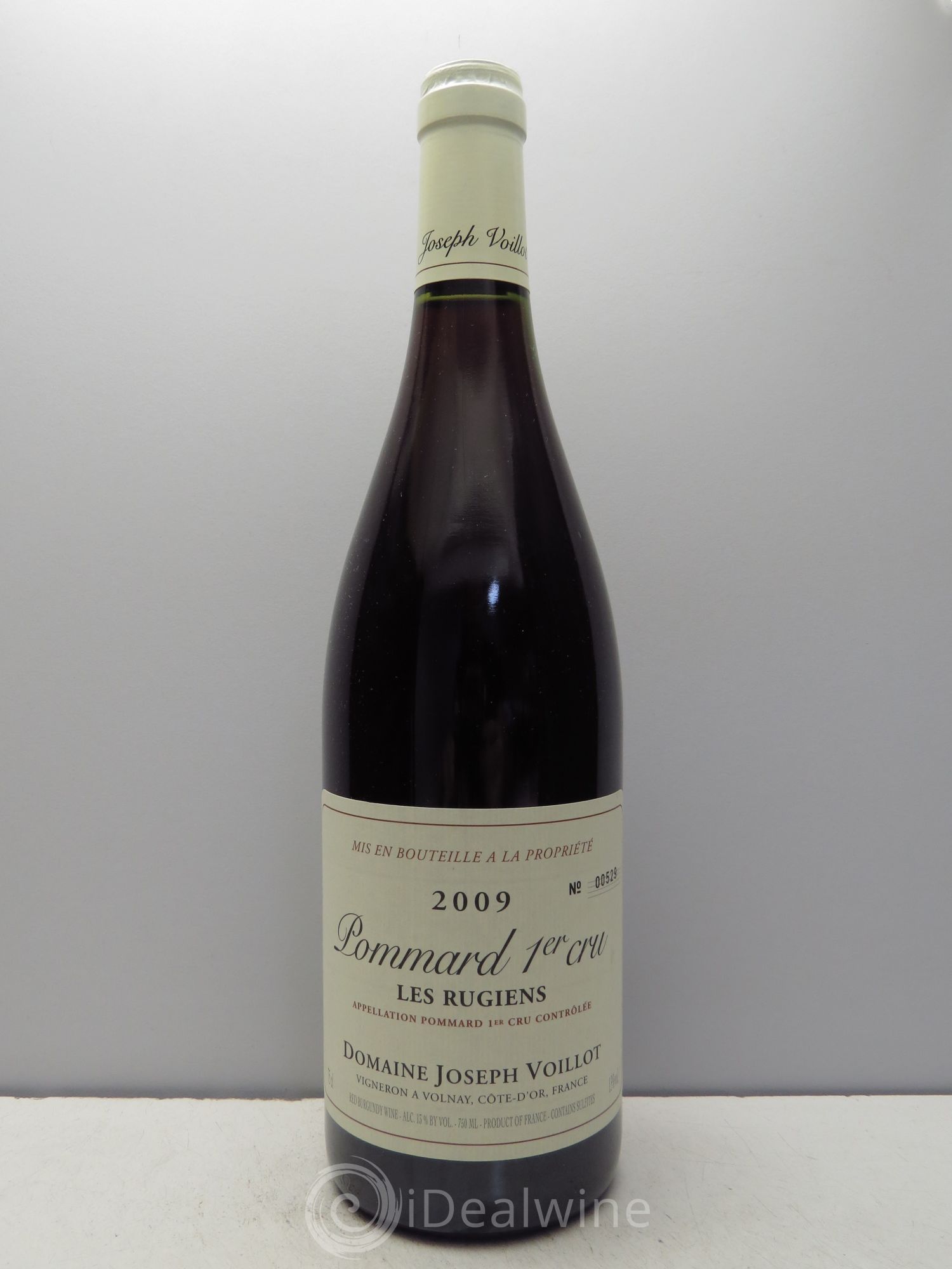 Pommard 1er Cru Domaine Voillot 2009 - Posten von 1 Flasche - 0