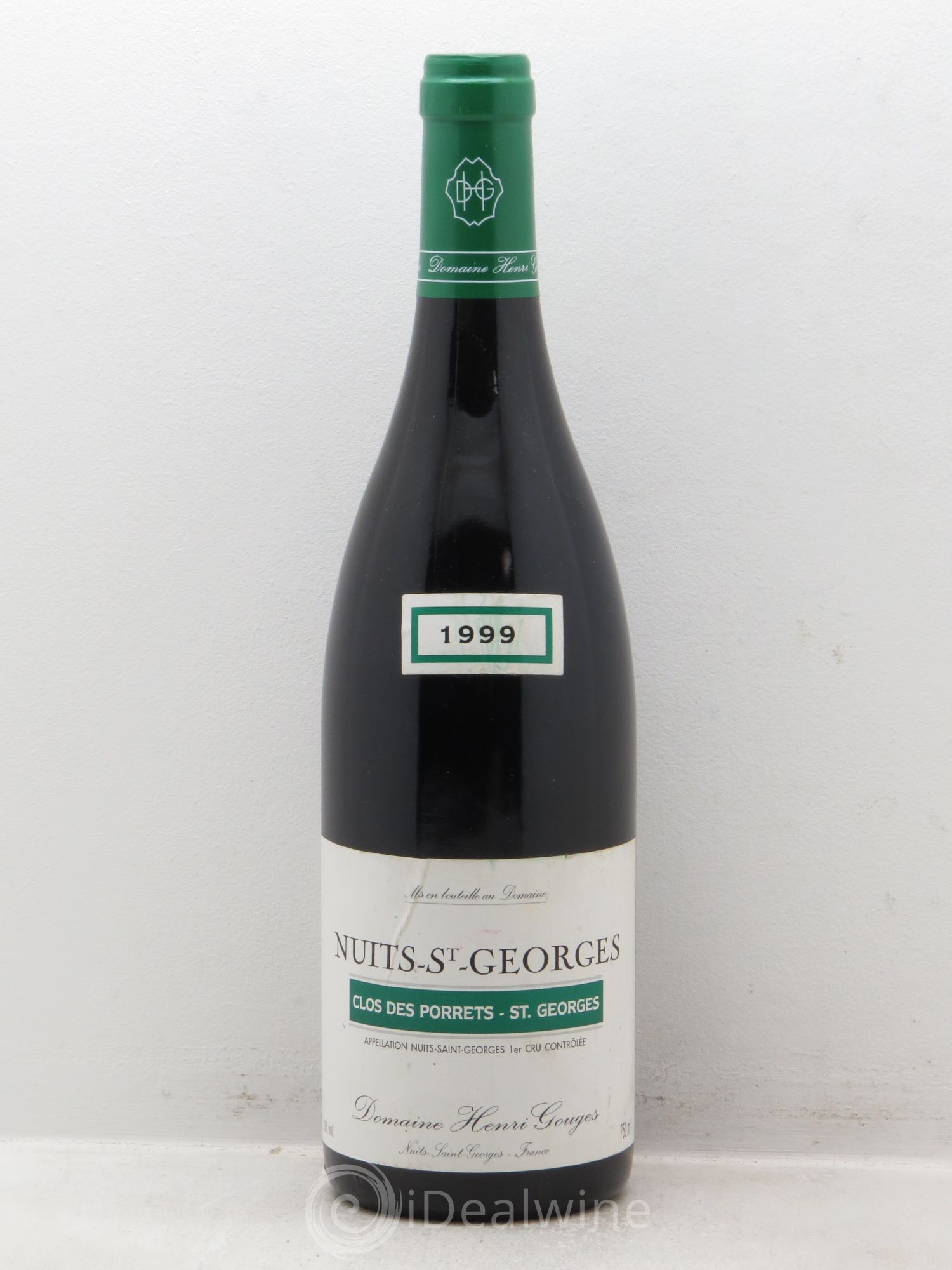 Nuits-Saint-Georges 1er Cru Clos des Porrets St Georges Henri Gouges 1999 - Lot de 1 bouteille - 0