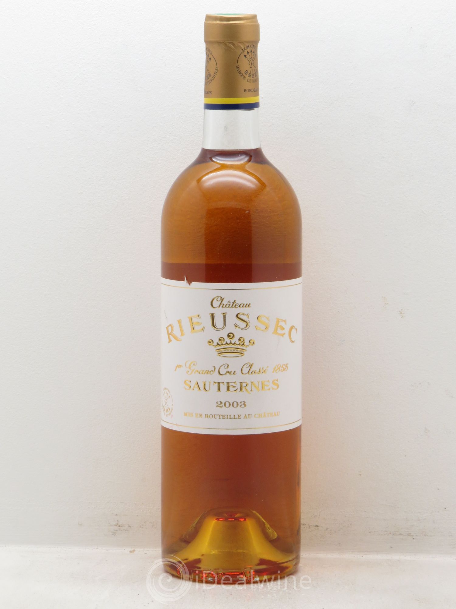Château Rieussec 1er Grand Cru Classé 2003 - Posten von 1 Flasche - 0