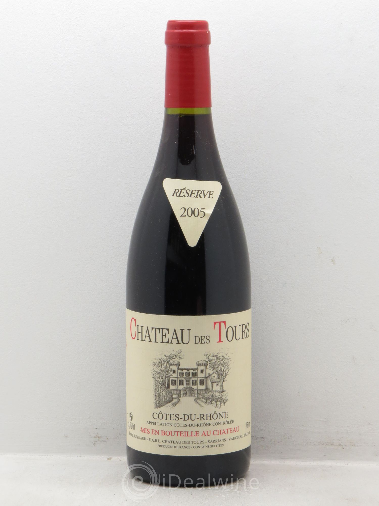 Côtes-du-Rhône Château des Tours Emmanuel Reynaud 2005 - Lot de 1 bouteille - 0