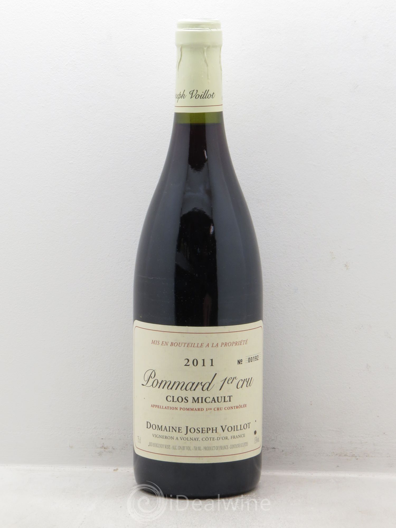 Pommard 1er Cru Clos Micault Joseph Voillot 2011 - Posten von 1 Flasche - 0