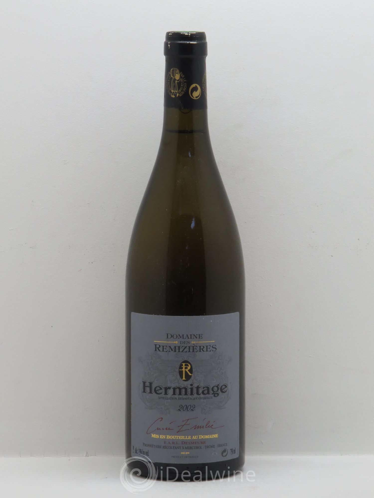 Hermitage Cuvée Emilie Rémizières (Domaine des) 2002 - Lot de 1 bouteille - 0