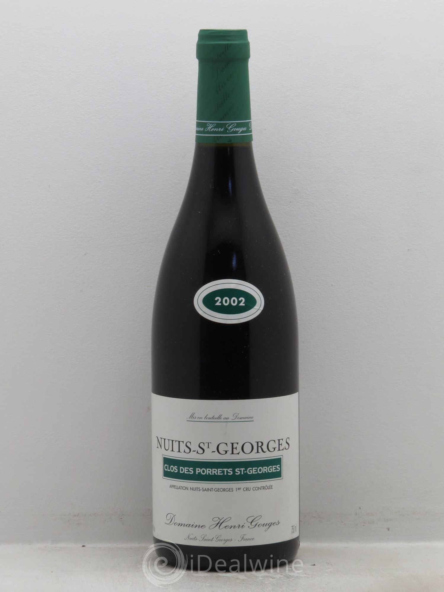 Nuits-Saint-Georges 1er Cru Clos des Porrets St Georges Henri Gouges 2002 - Lot de 1 bouteille - 0