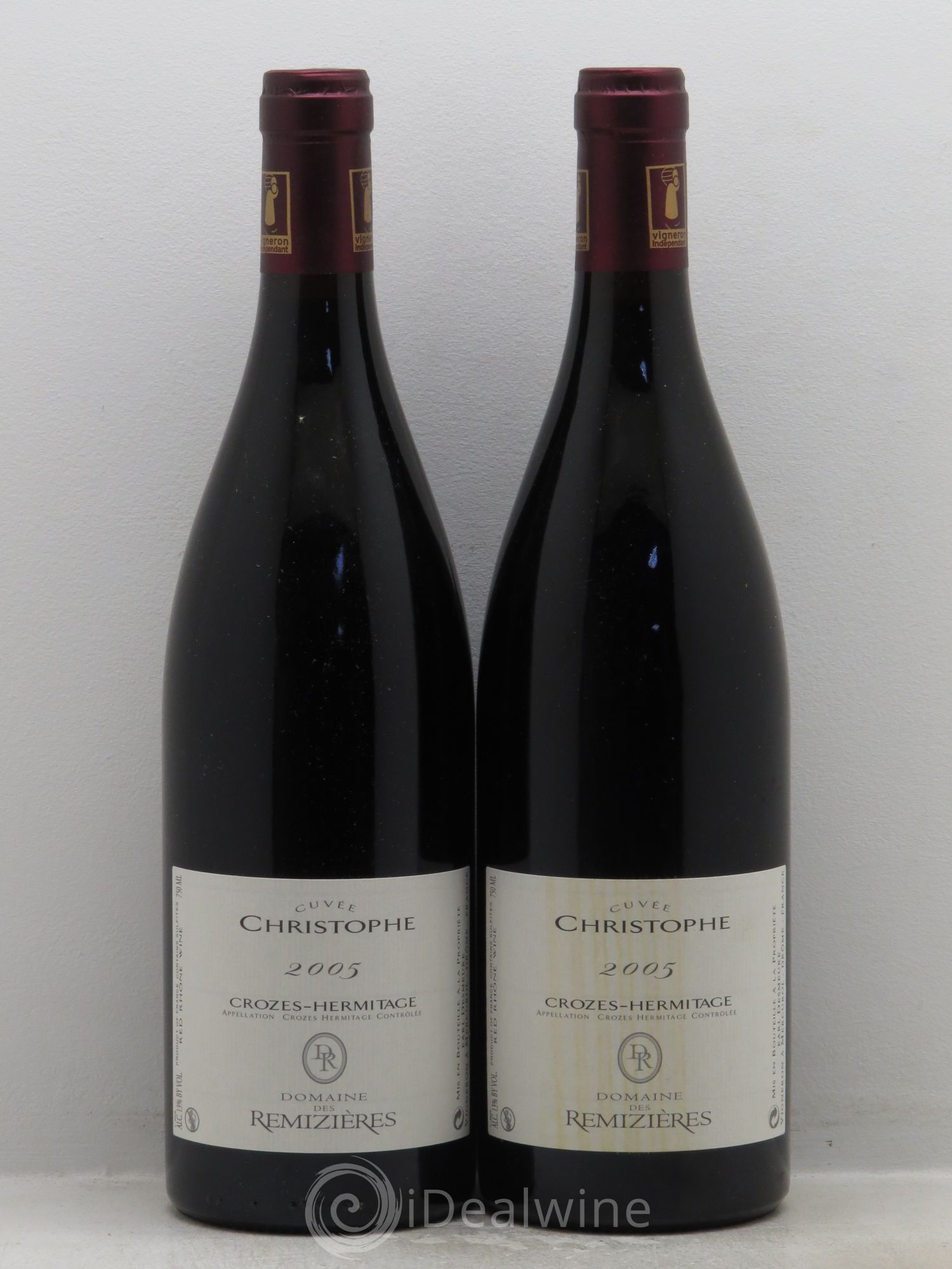 Crozes-Hermitage "Cuvée Christophe" Domaine des Remizières 2005 - Posten von 2 Flaschen - 0