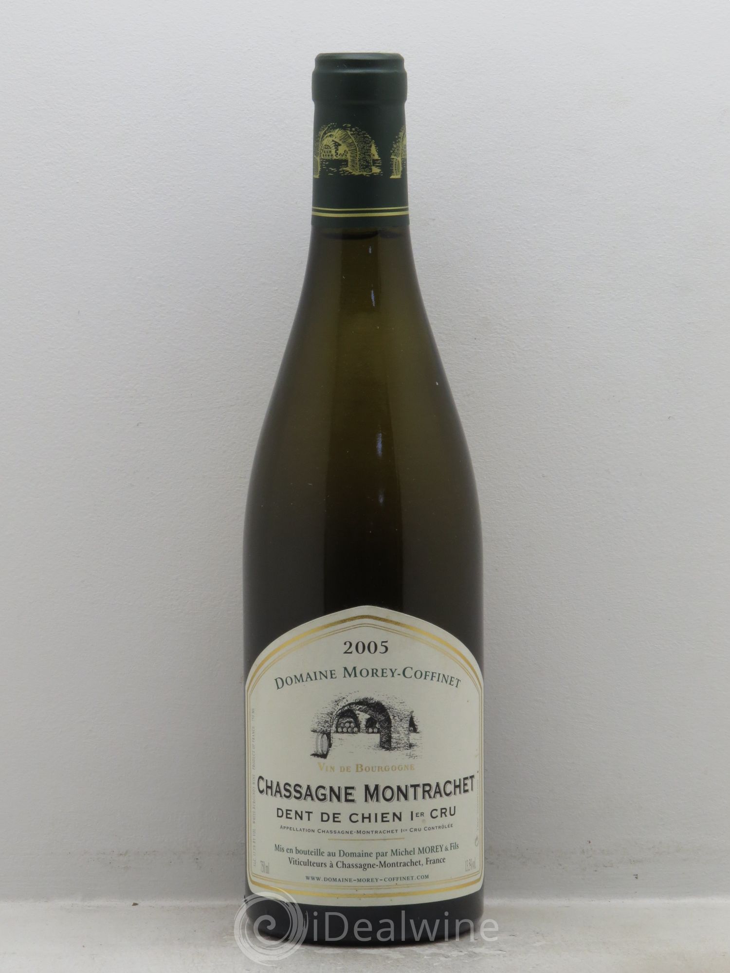 Chassagne-Montrachet 1er Cru "Dent de Chien" Domaine Morey-Coffinet 2005 - Posten von 1 Flasche - 0
