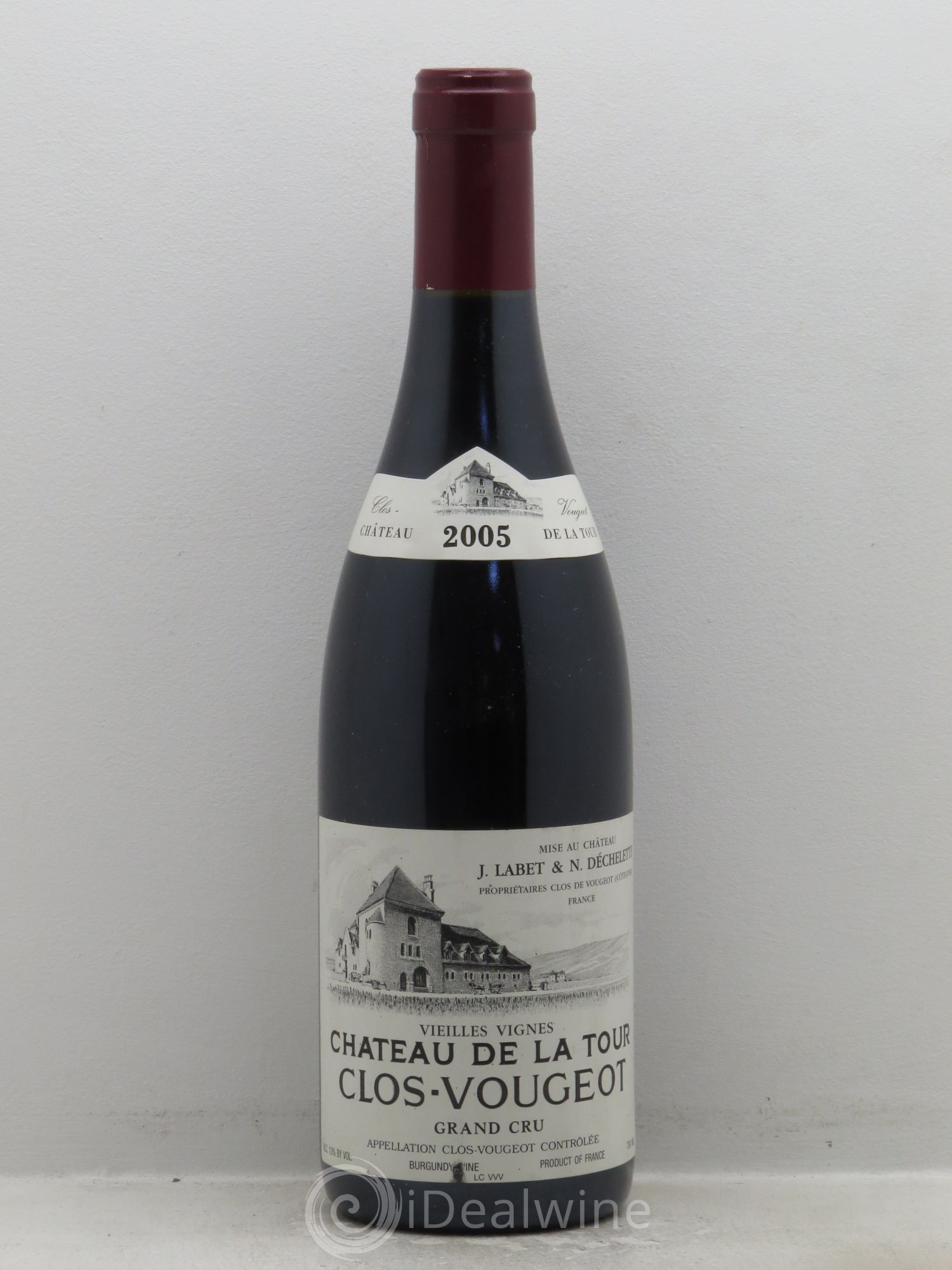 Clos de Vougeot Grand Cru Château de La Tour Vieilles Vignes 2005 - Lot de 1 bouteille - 0