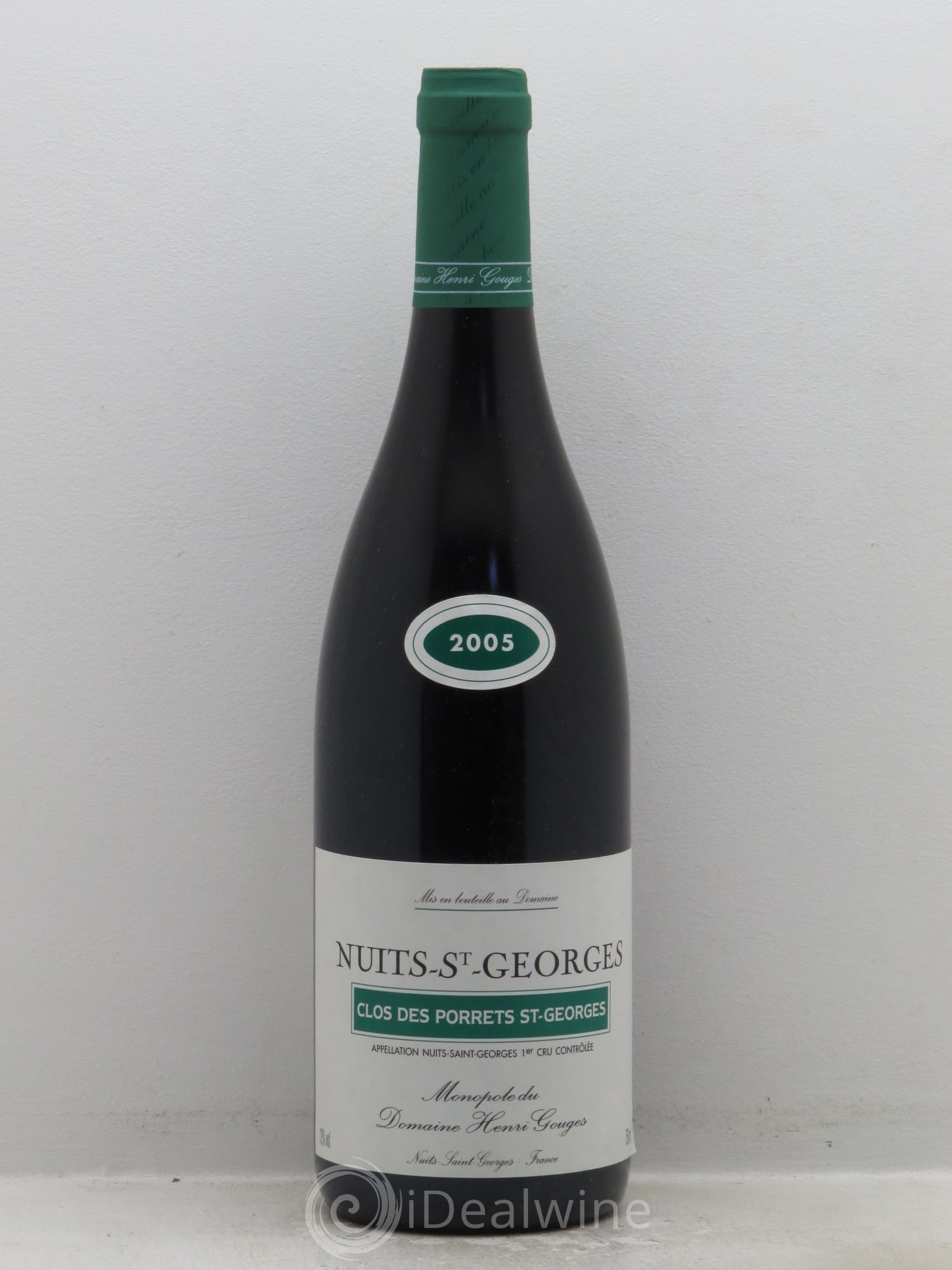 Nuits-Saint-Georges 1er Cru Clos des Porrets St Georges Henri Gouges 2005 - Posten von 1 Flasche - 0