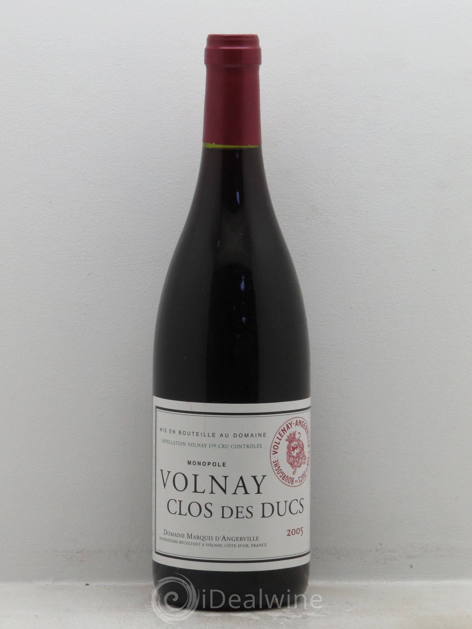 Volnay 1er Cru Clos des Ducs Marquis d'Angerville (Domaine) 2005 - Lot de 1 bouteille - 0