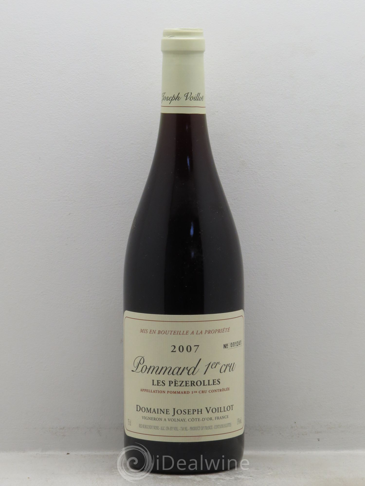 Pommard 1er Cru Domaine Joseph Voillot 2007 - Posten von 1 Flasche - 0