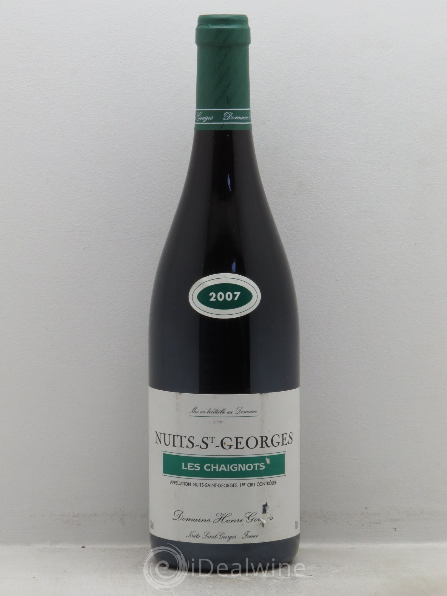 Nuits-Saint-Georges 1er Cru Les Chaignots Henri Gouges 2007 - Posten von 1 Flasche - 0