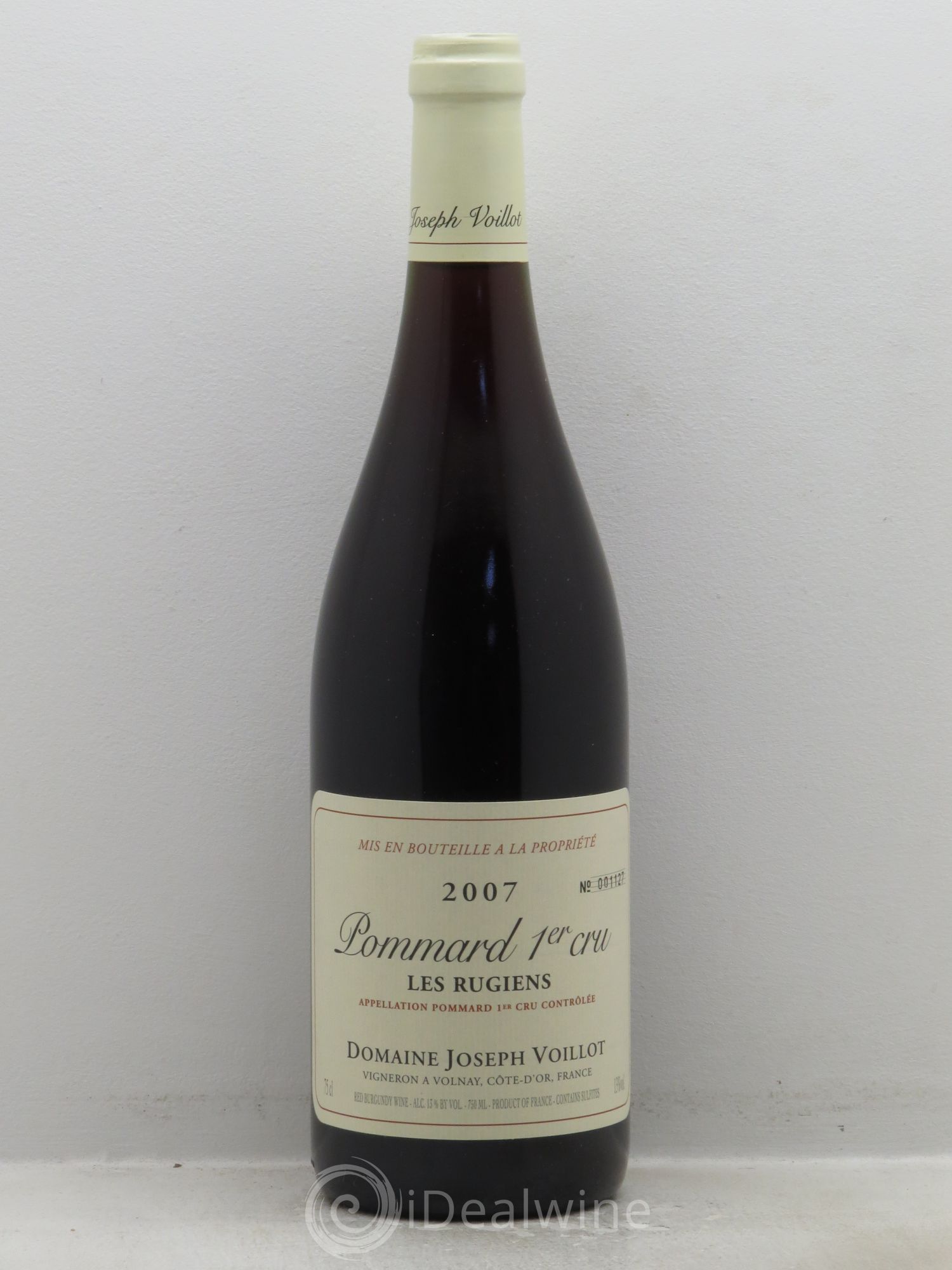 Pommard 1er Cru Domaine Joseph Voillot 2007 - Posten von 1 Flasche - 0